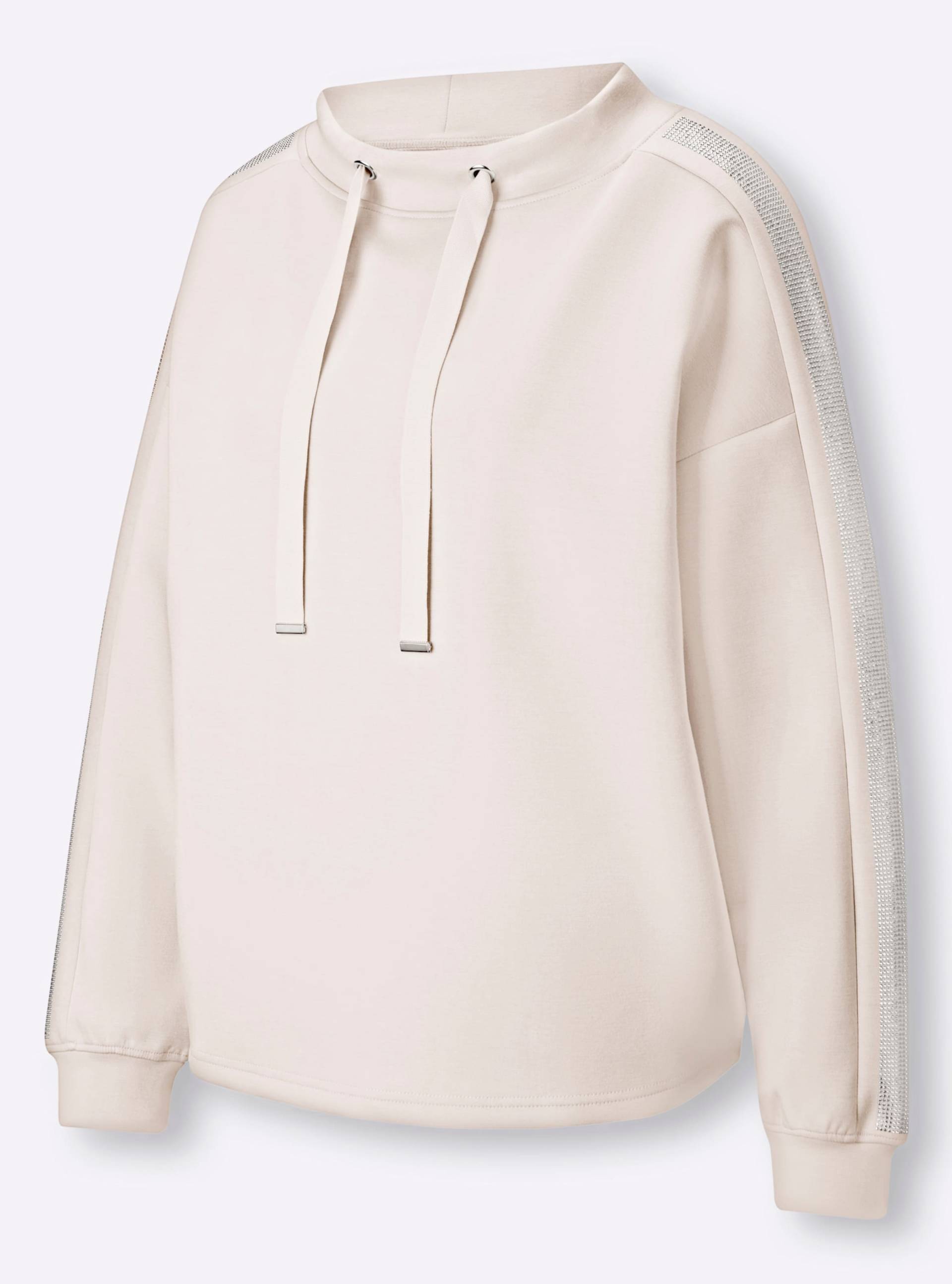 Sweatshirt in champagner von heine