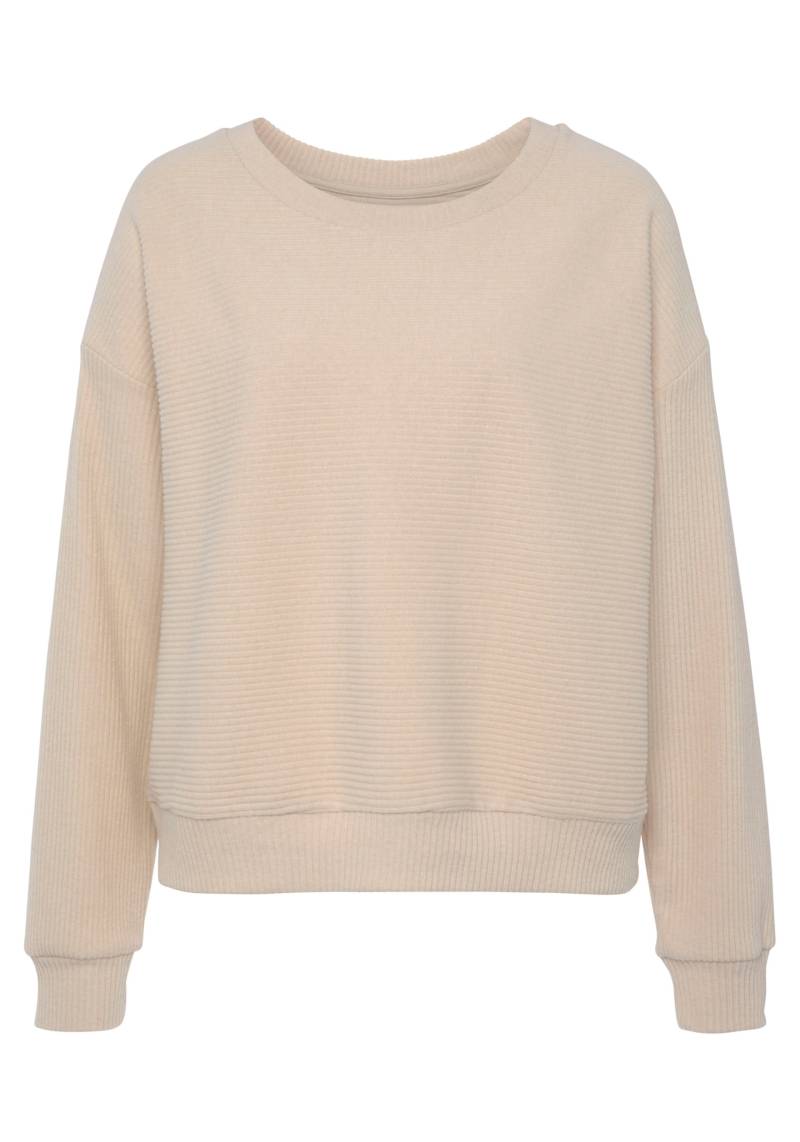 Sweatshirt in creme von s.Oliver