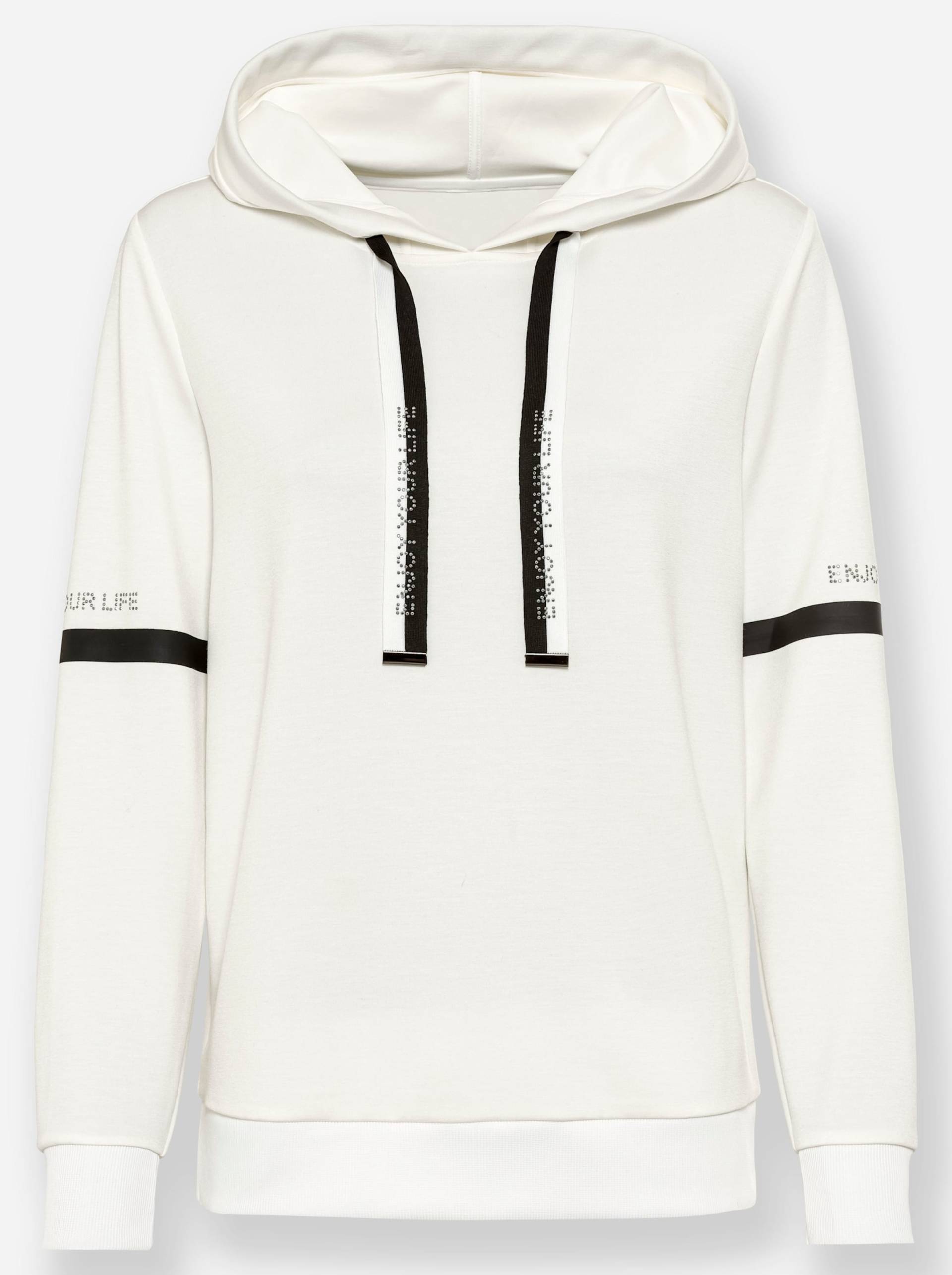 Sweatshirt in ecru von heine