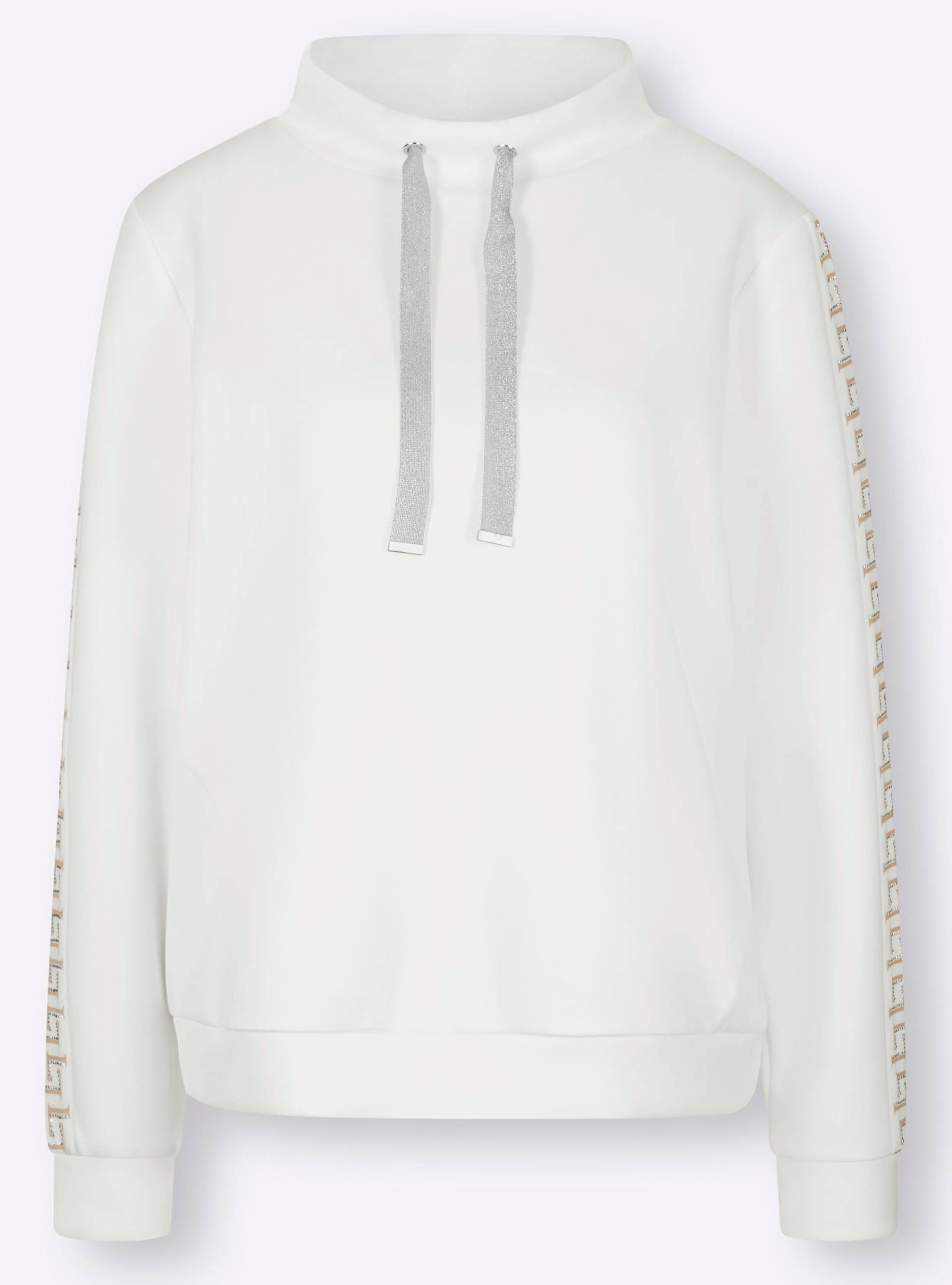 Sweatshirt in ecru von heine