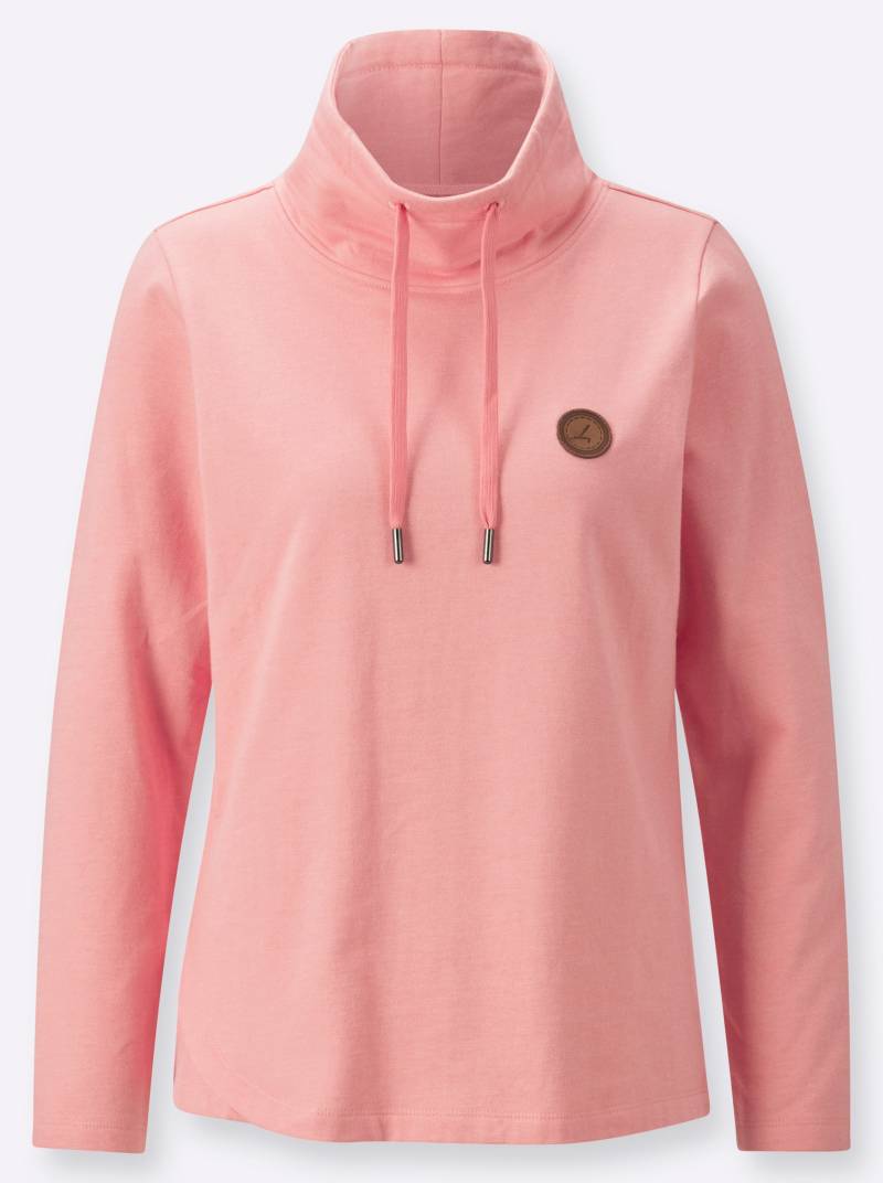 Sweatshirt in flamingo von heine