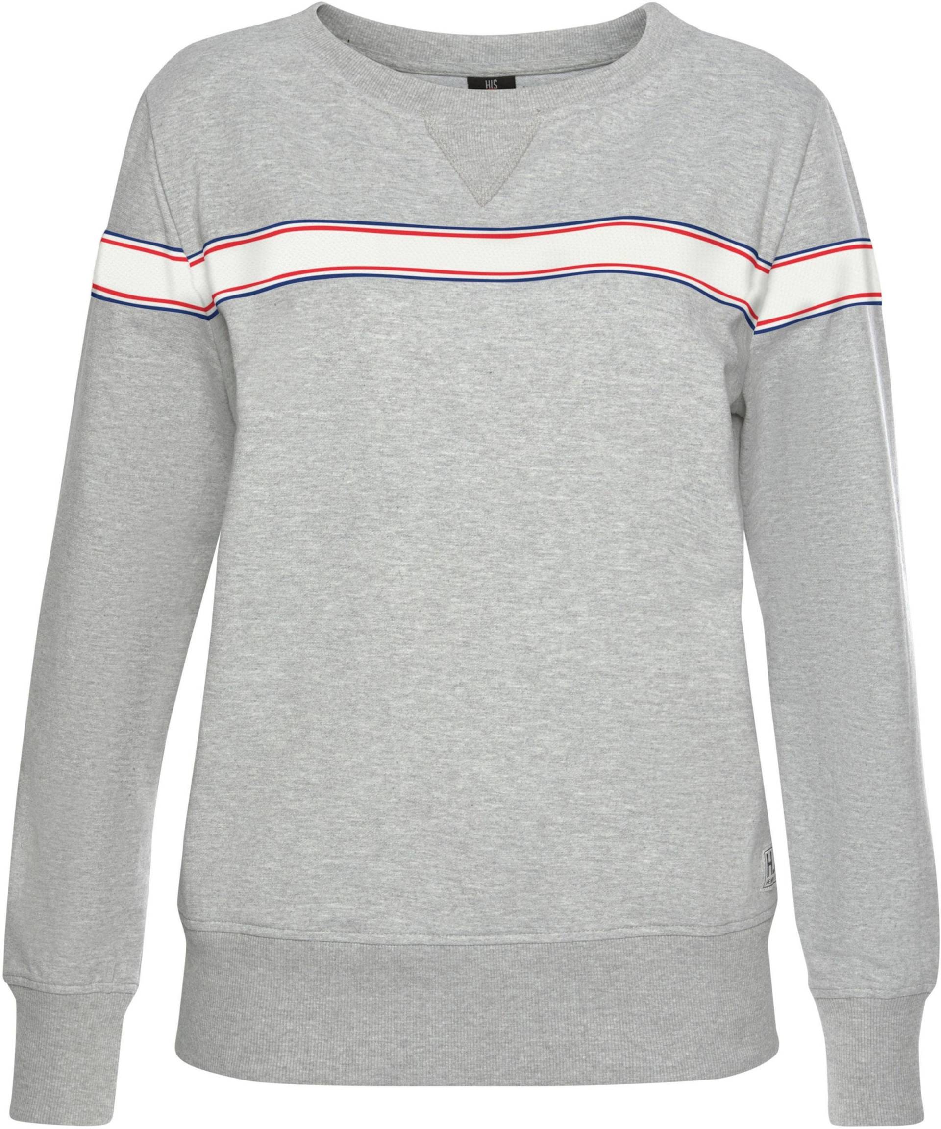 Sweatshirt in grau-meliert von H.I.S