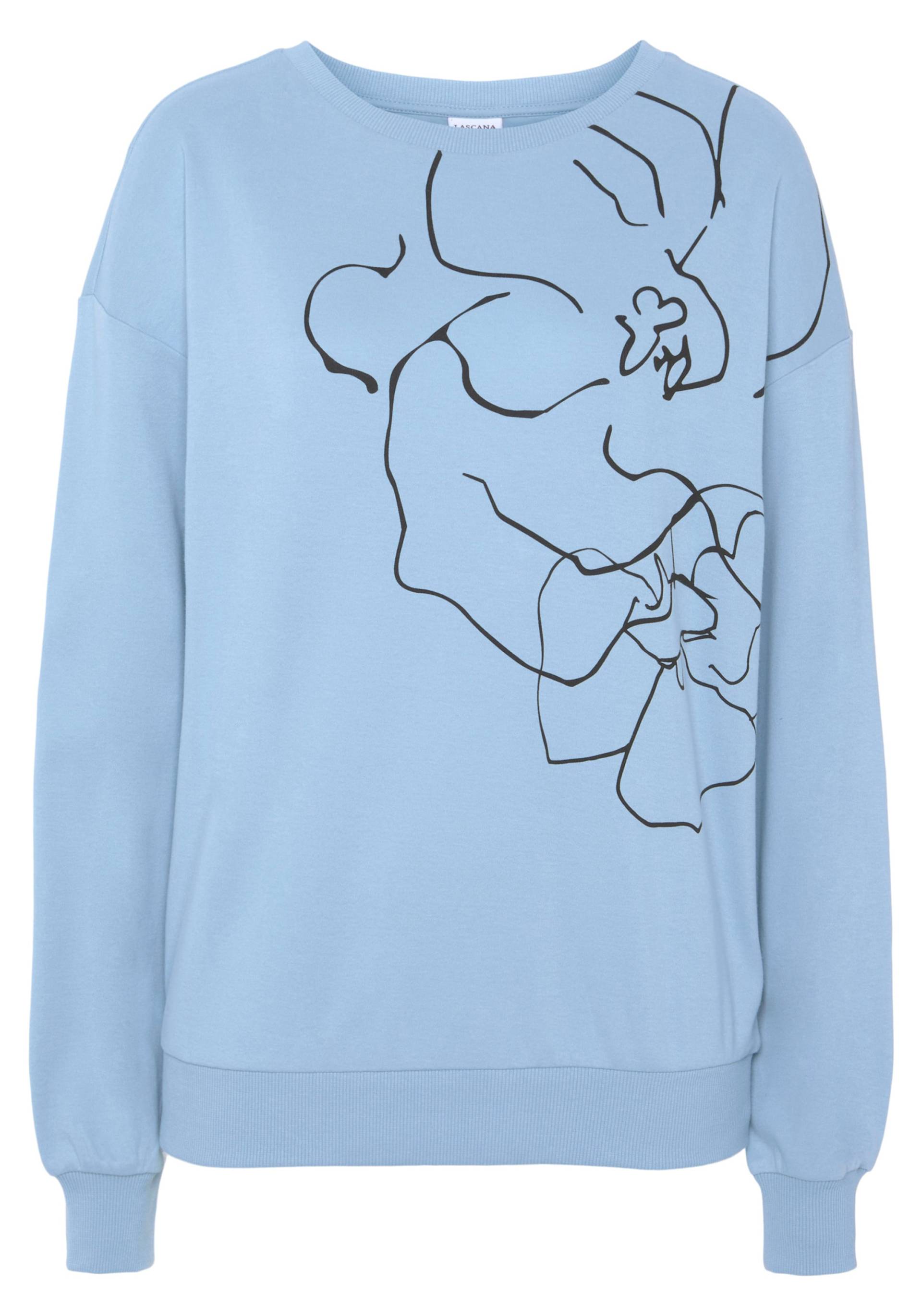 Sweatshirt in hellblau von LASCANA