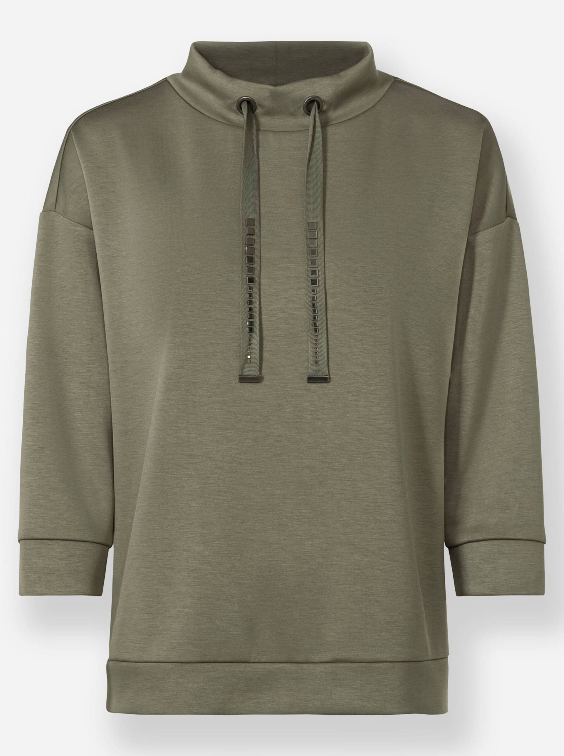 Sweatshirt in khaki von heine