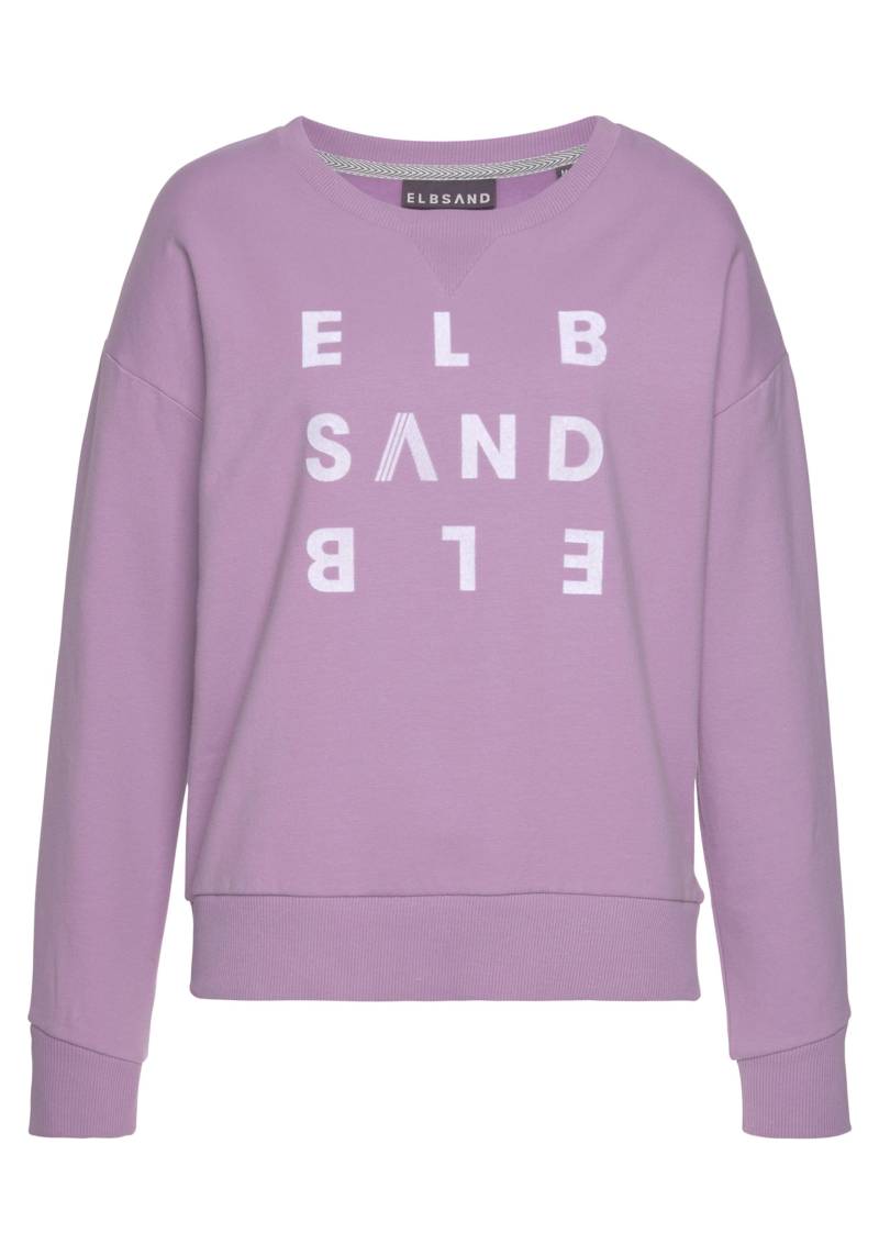 Sweatshirt in lila von Elbsand