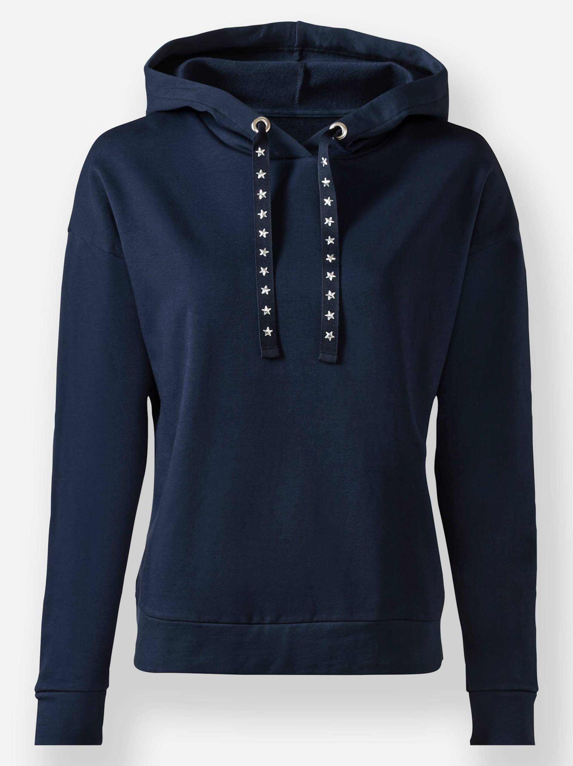 Sweatshirt in marine von heine