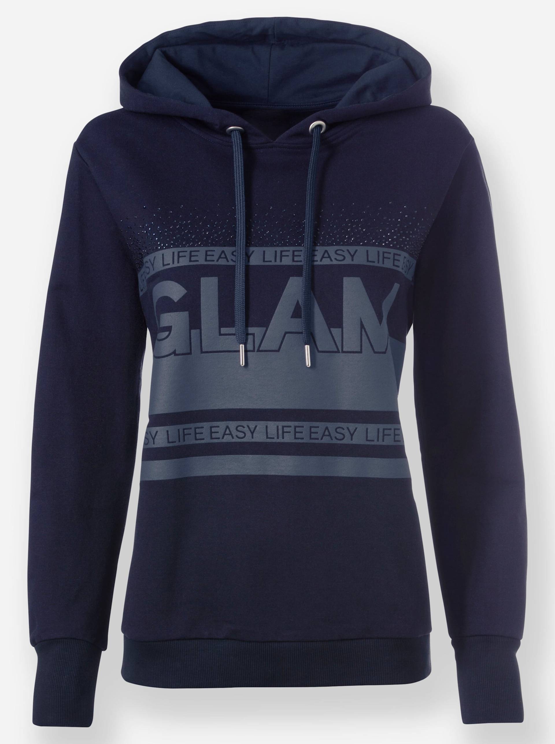 Sweatshirt in marine von heine