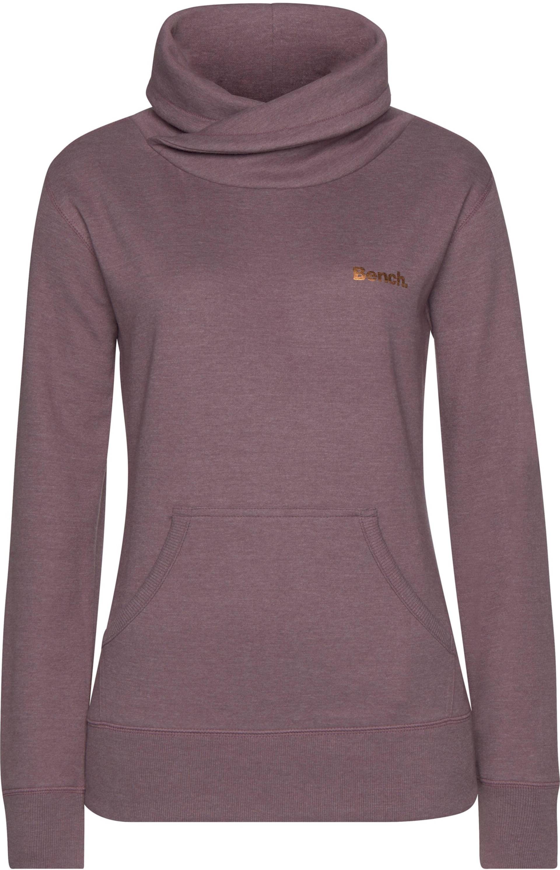 Longsweatshirt in mauve-meliert von heine