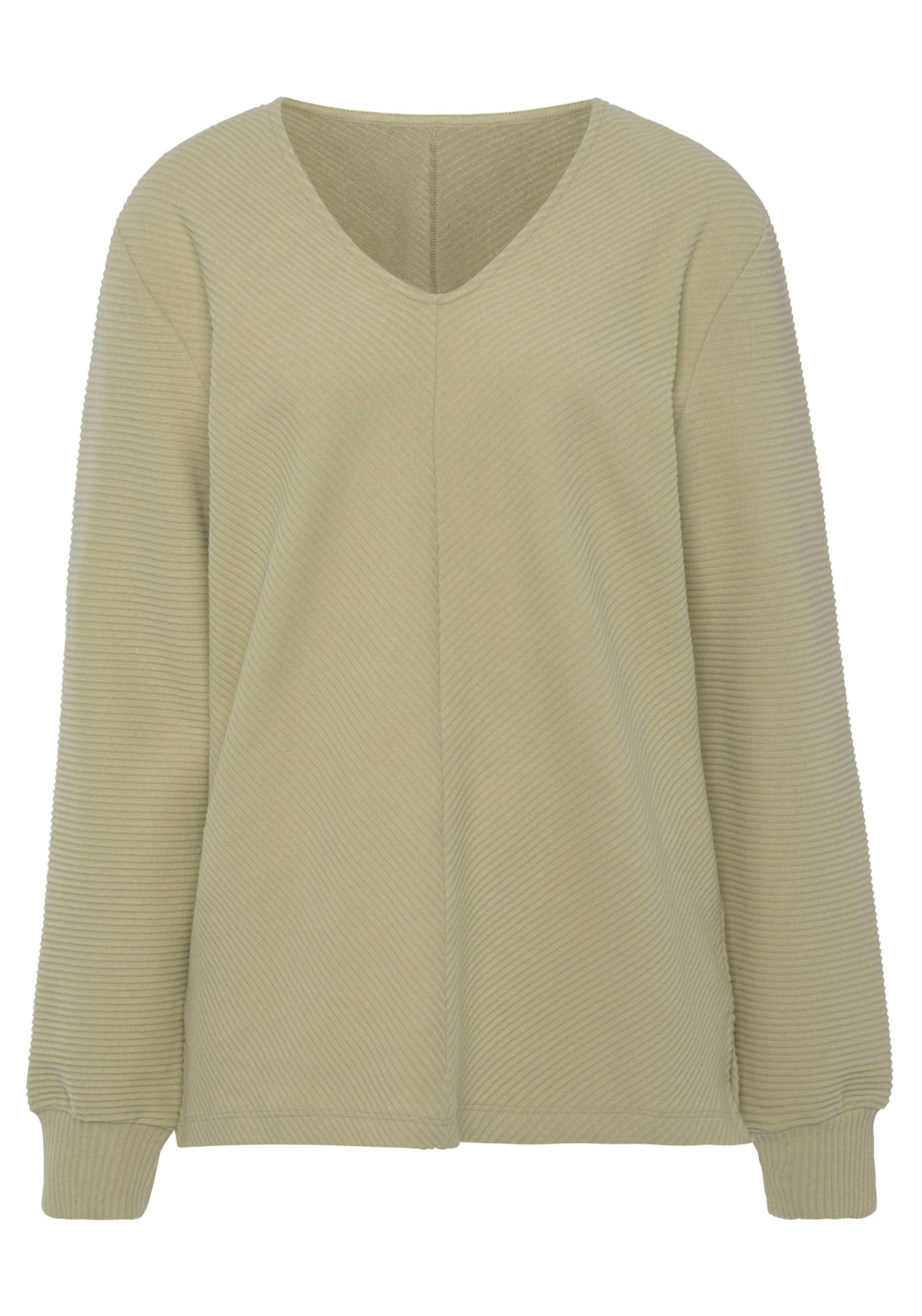 Sweatshirt in pistazie von s.Oliver