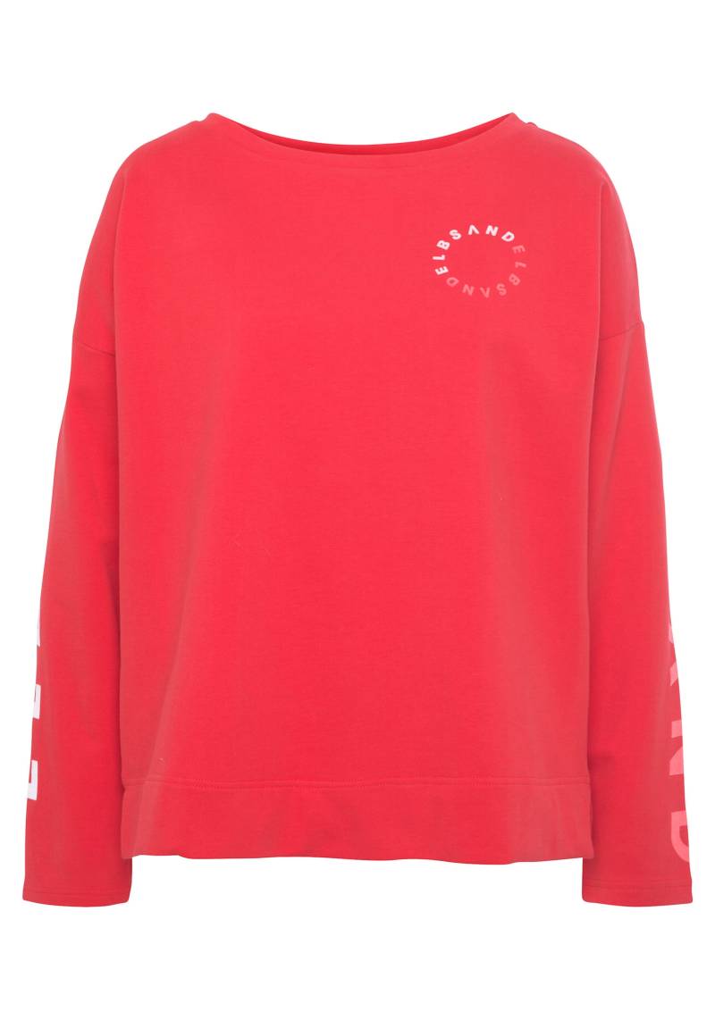 Sweatshirt in rot von Elbsand