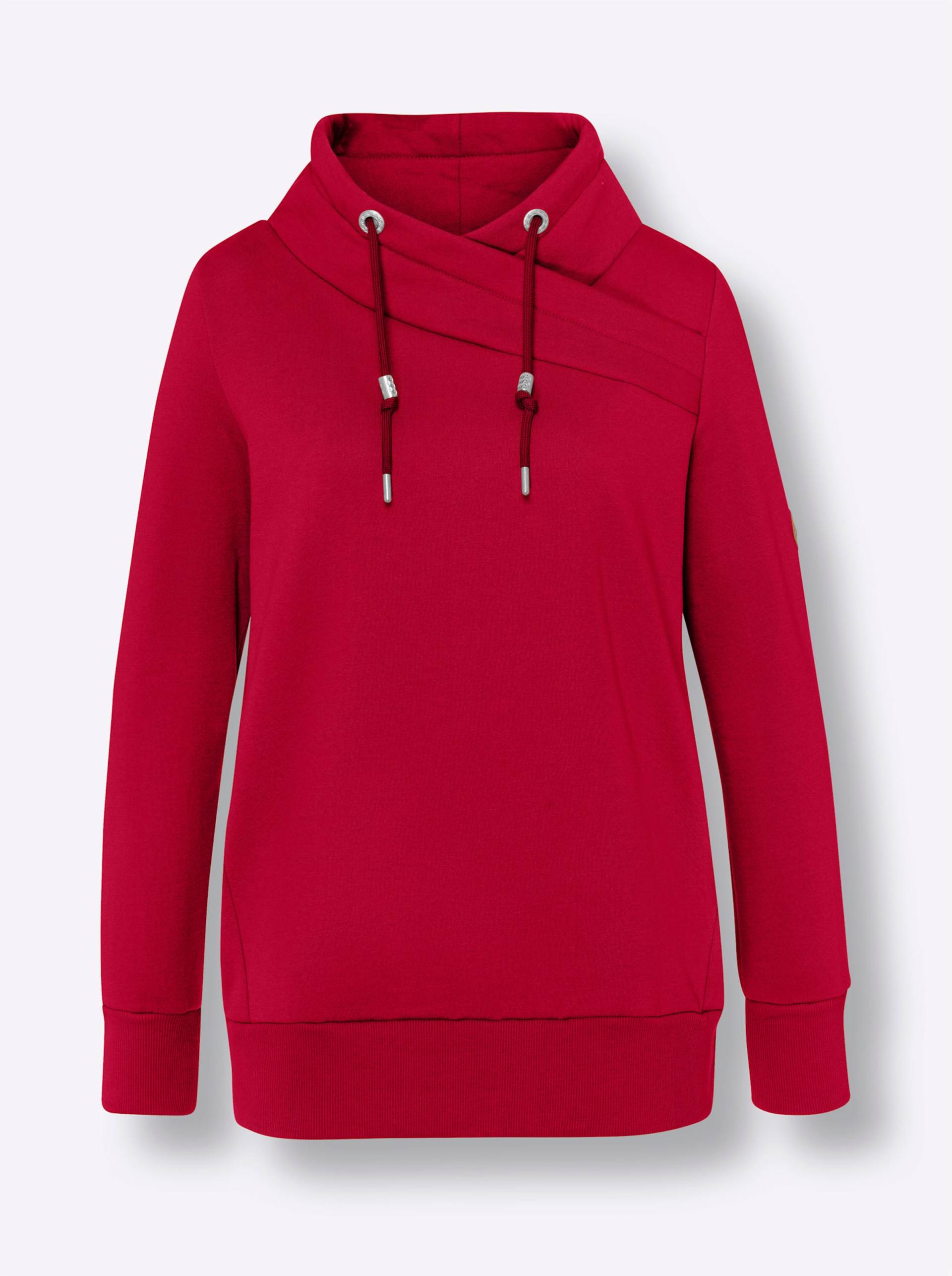 Sweatshirt in rot von heine