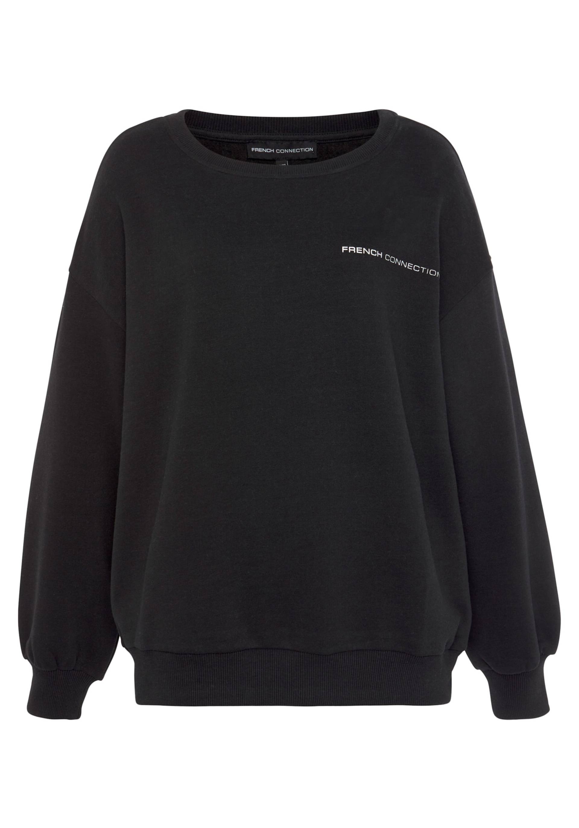 Sweatshirt in schwarz von heine