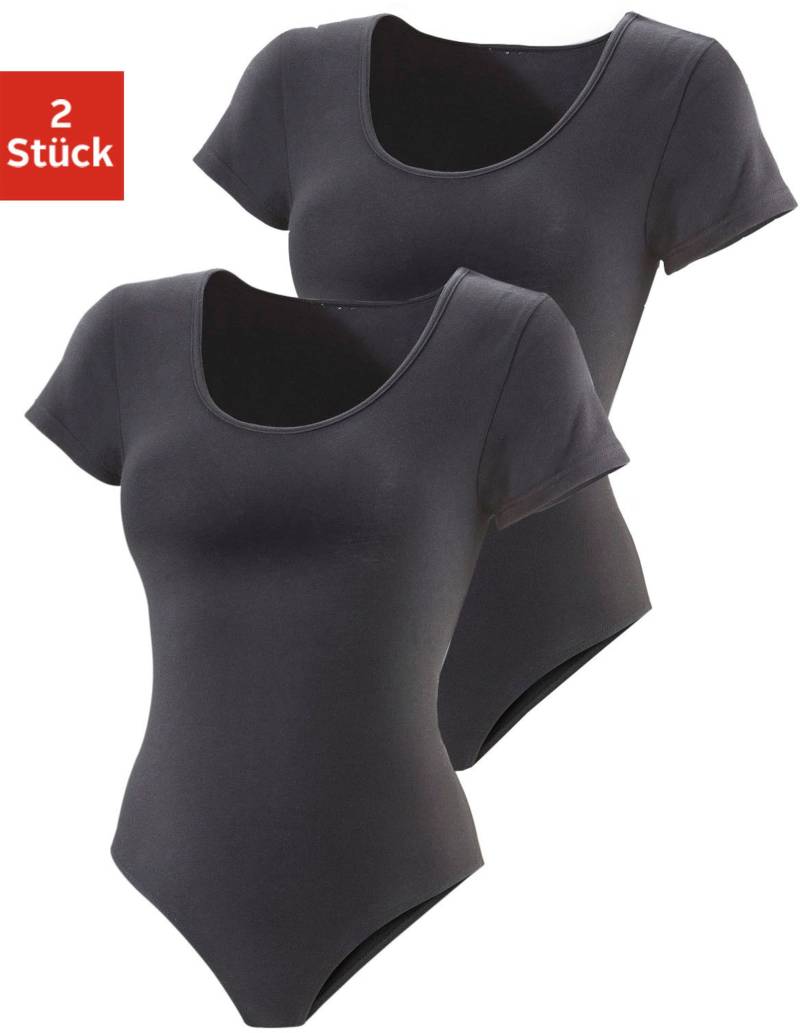 T-Shirt-Body in schwarz von Vivance