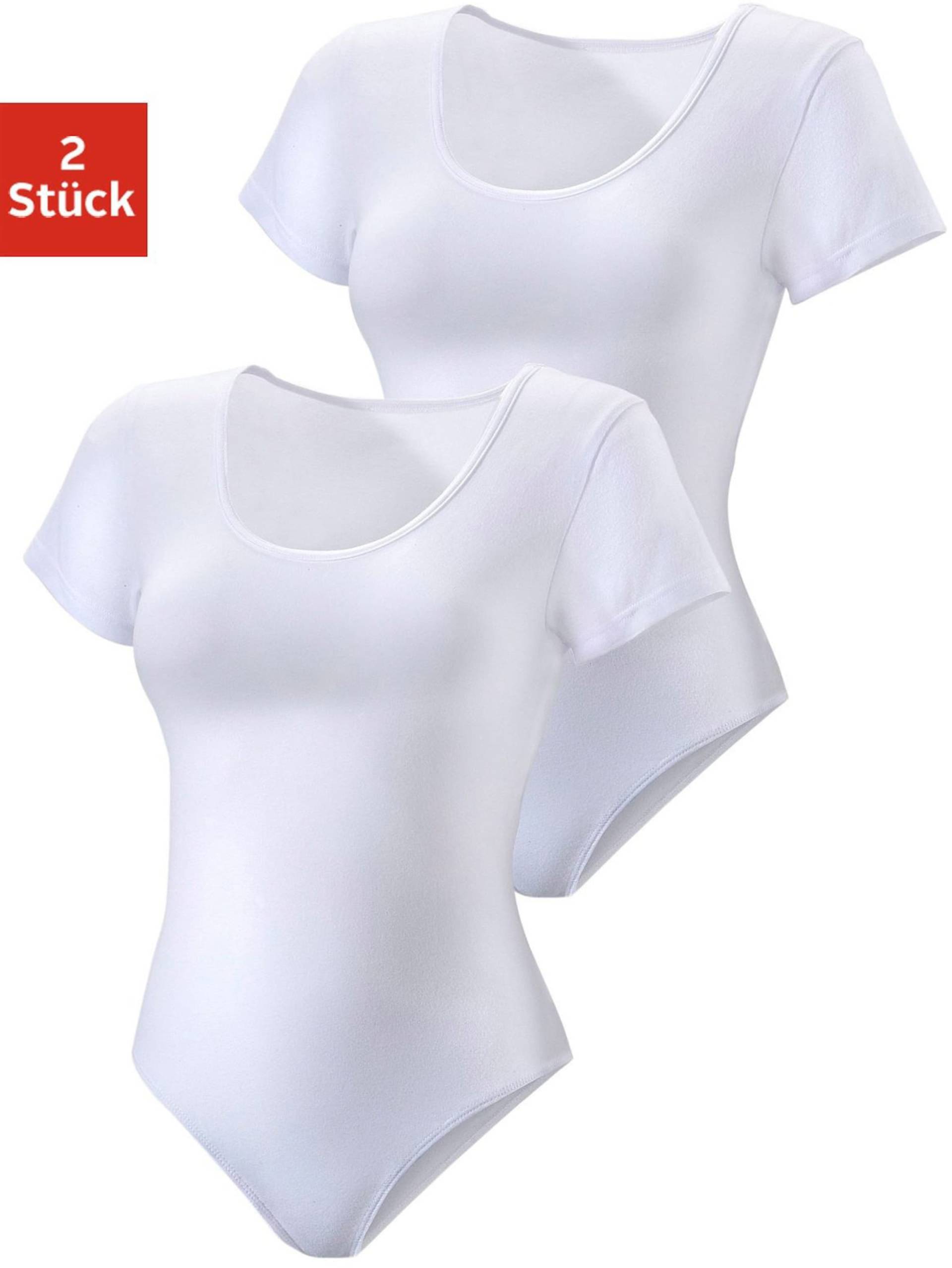 T-Shirt-Body in weiss von Vivance