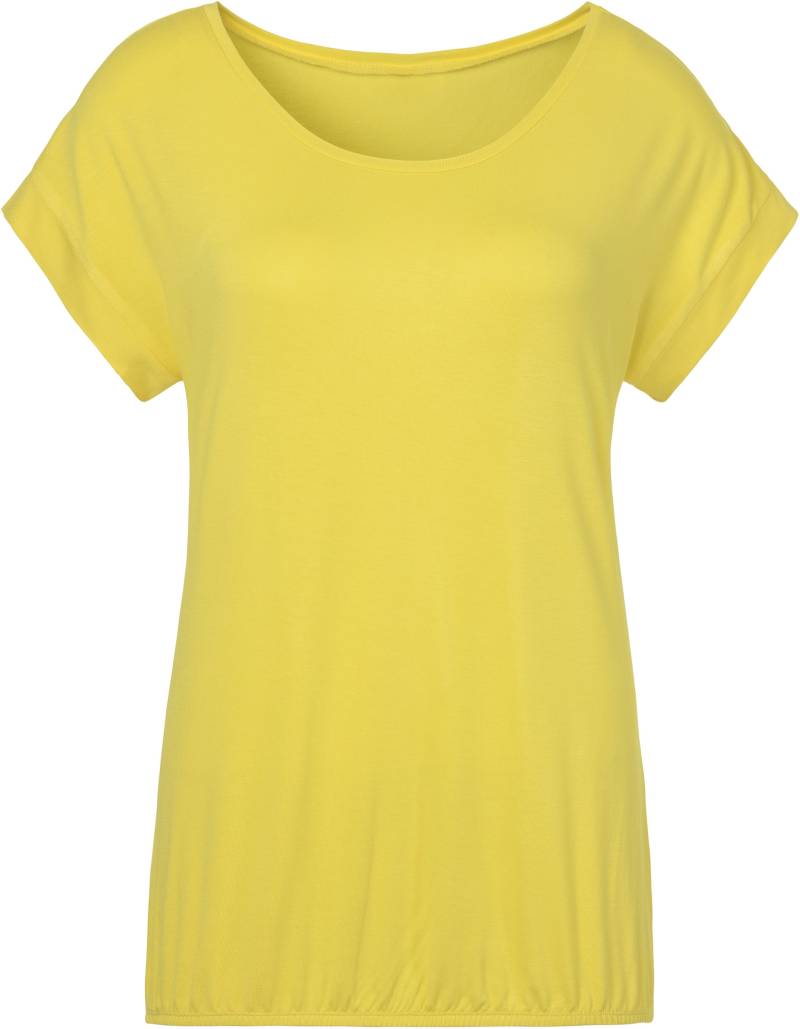 T-Shirt in gelb, creme von Vivance