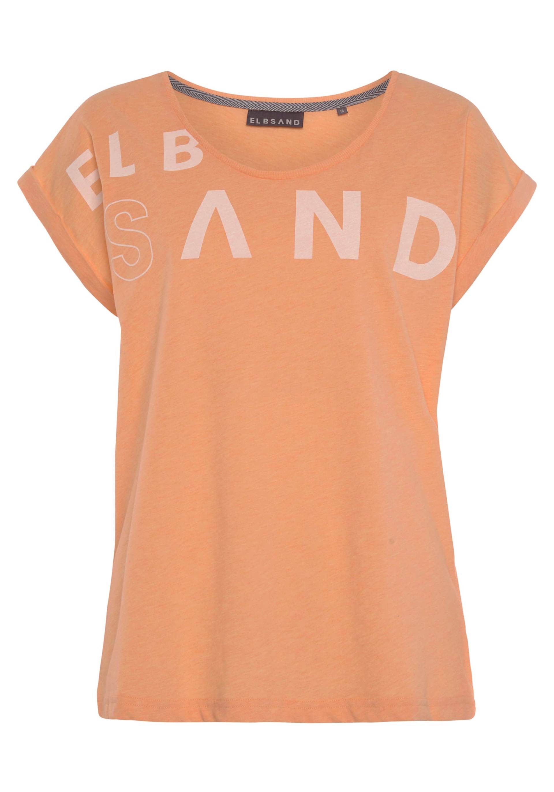 T-Shirt in orange von Elbsand