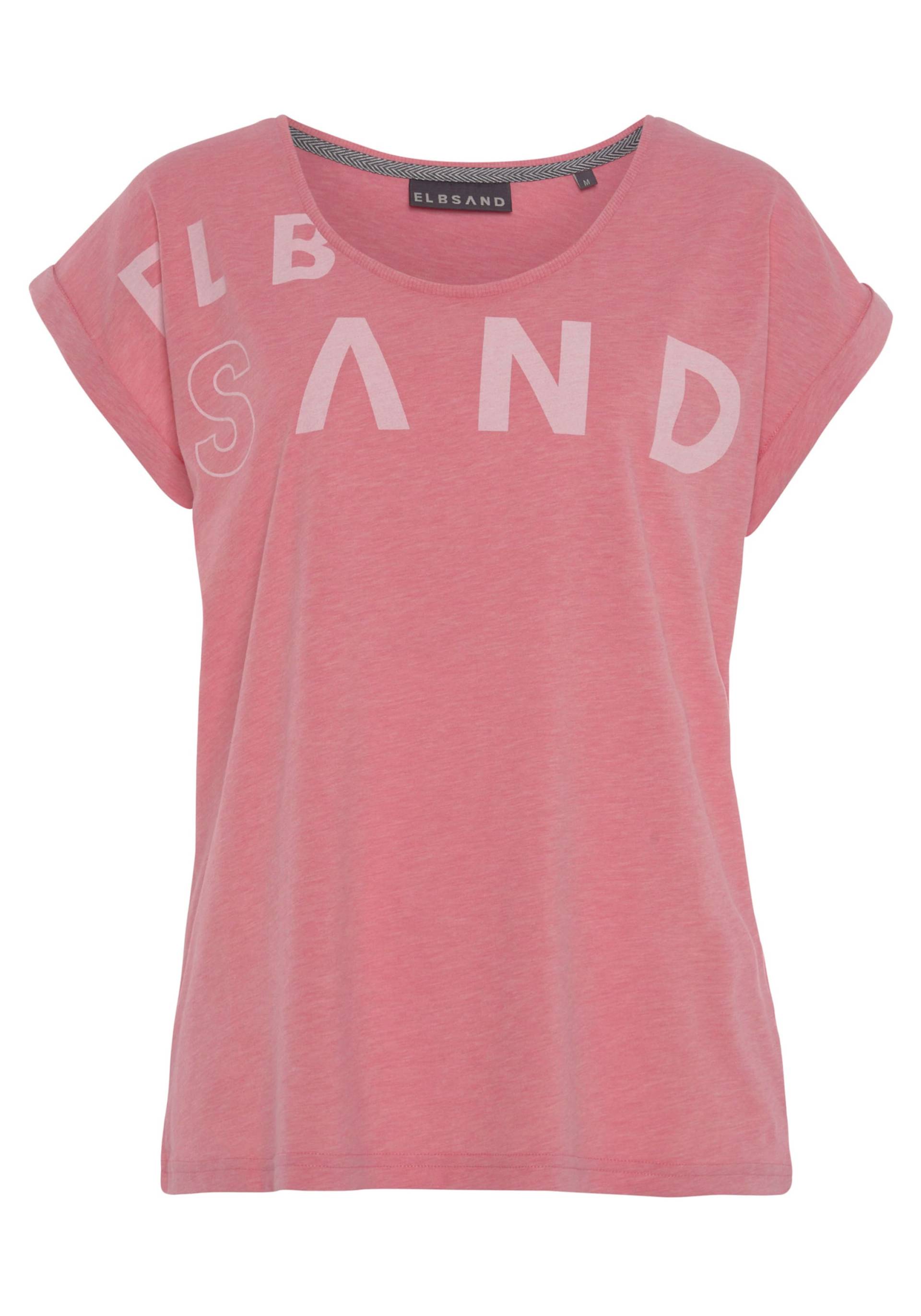 T-Shirt in pink von Elbsand