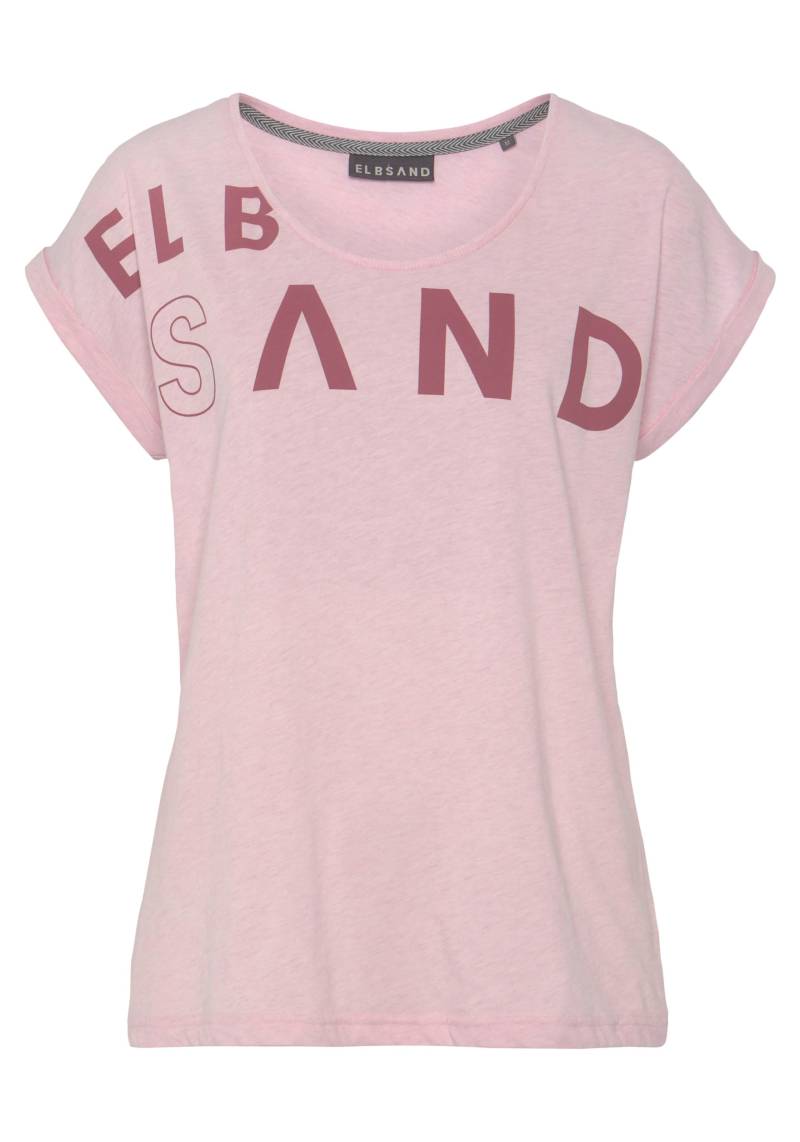 T-Shirt in rosa von Elbsand