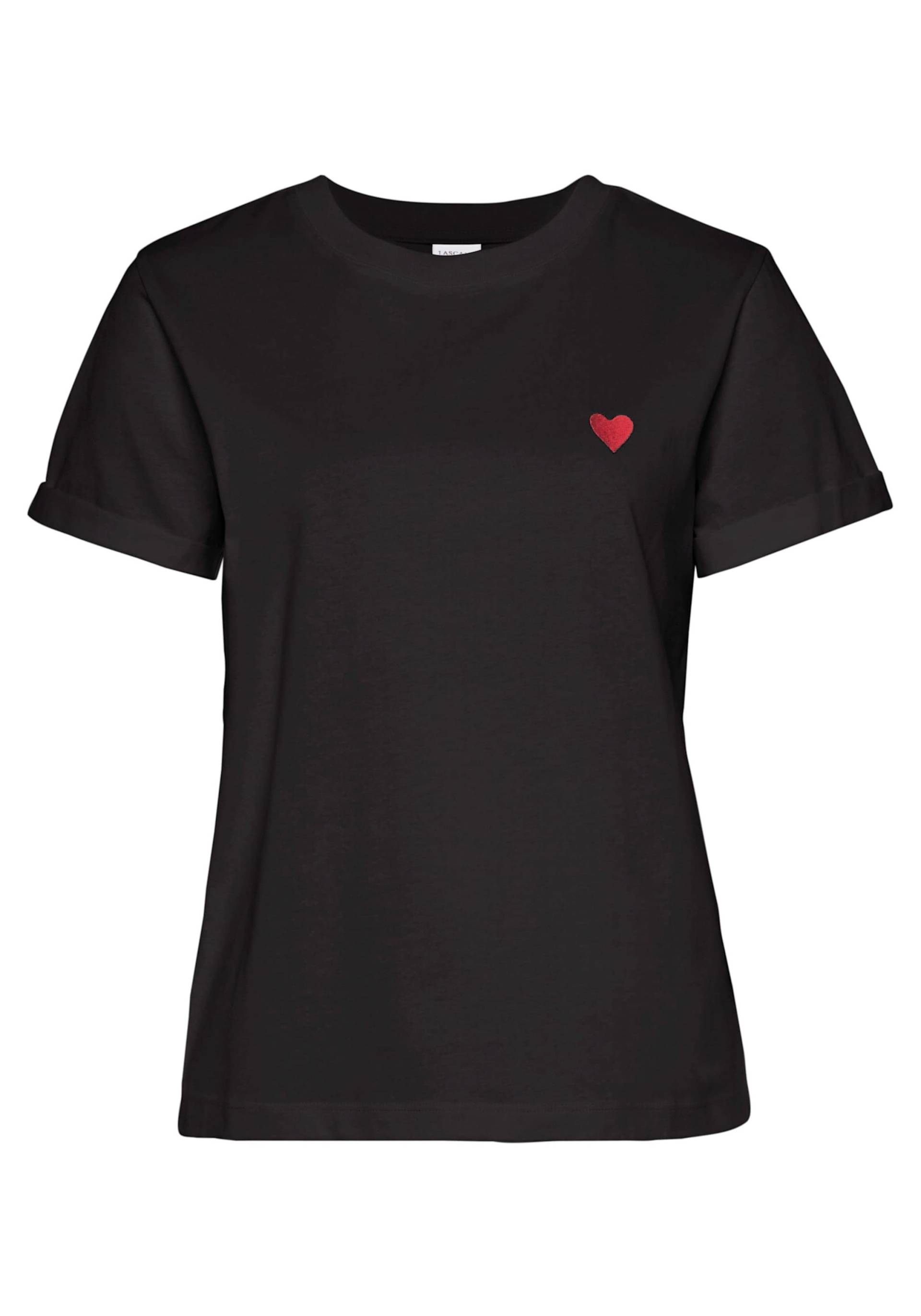 T-Shirt in schwarz von LASCANA