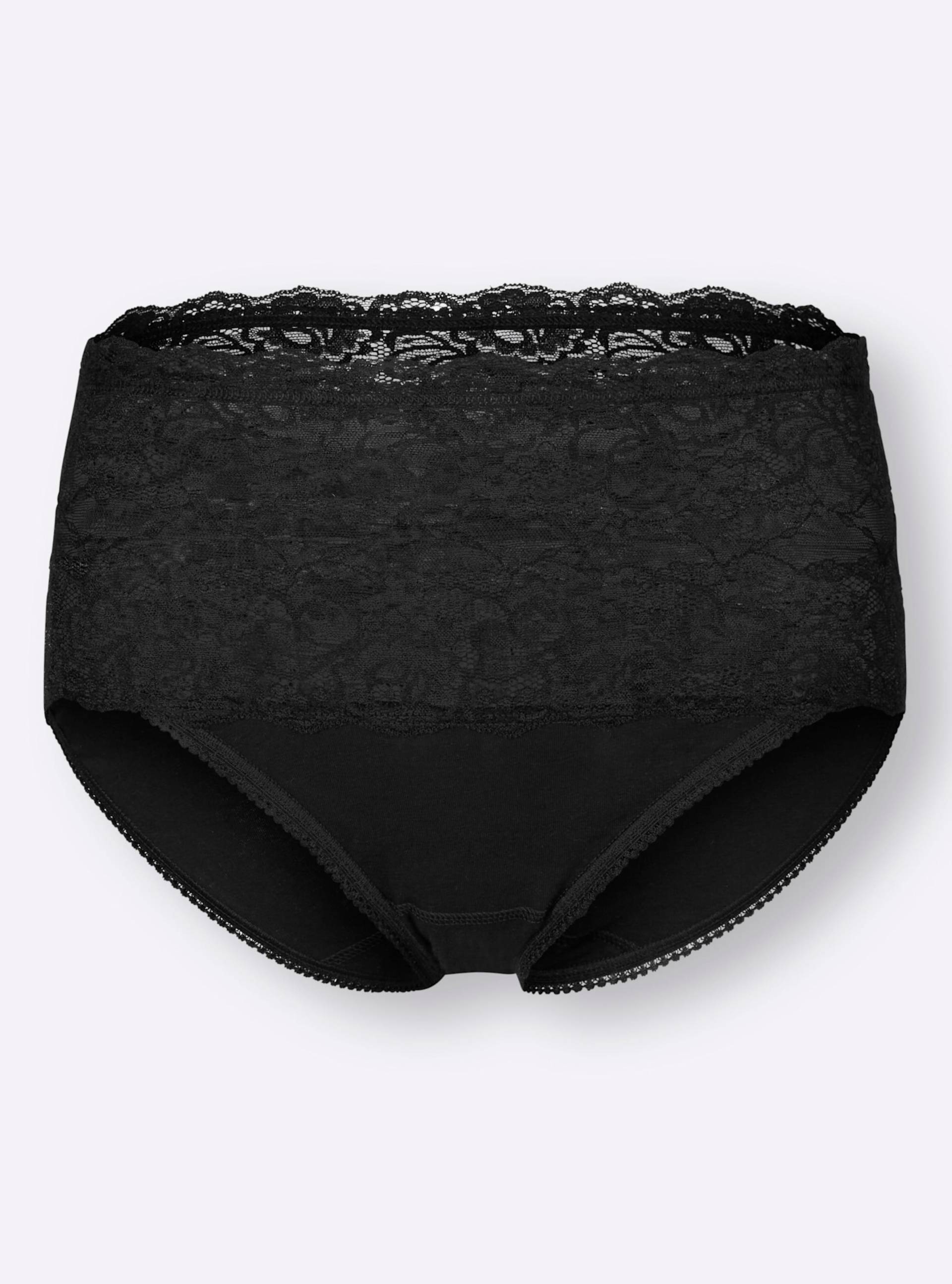 Taillenslip in schwarz von wäschepur