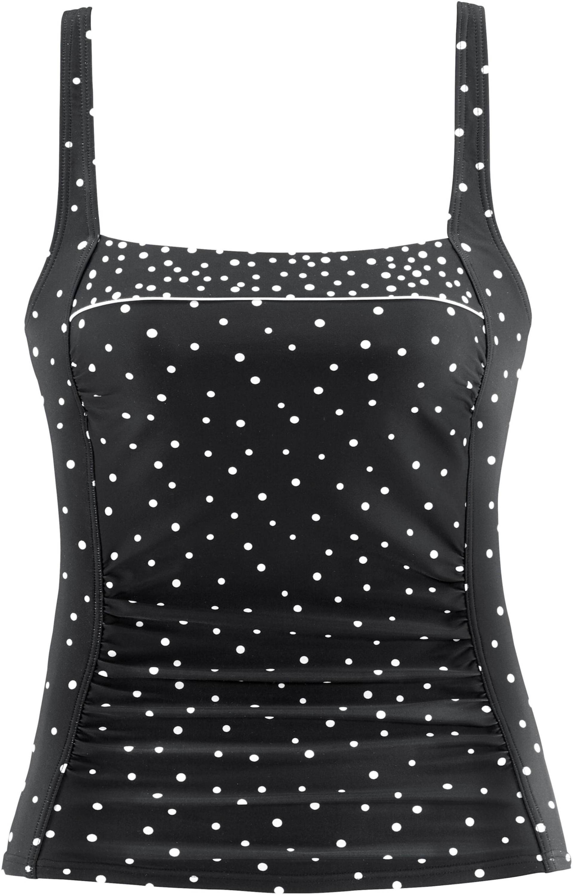 Tankini-Top in schwarz-weiss von LASCANA