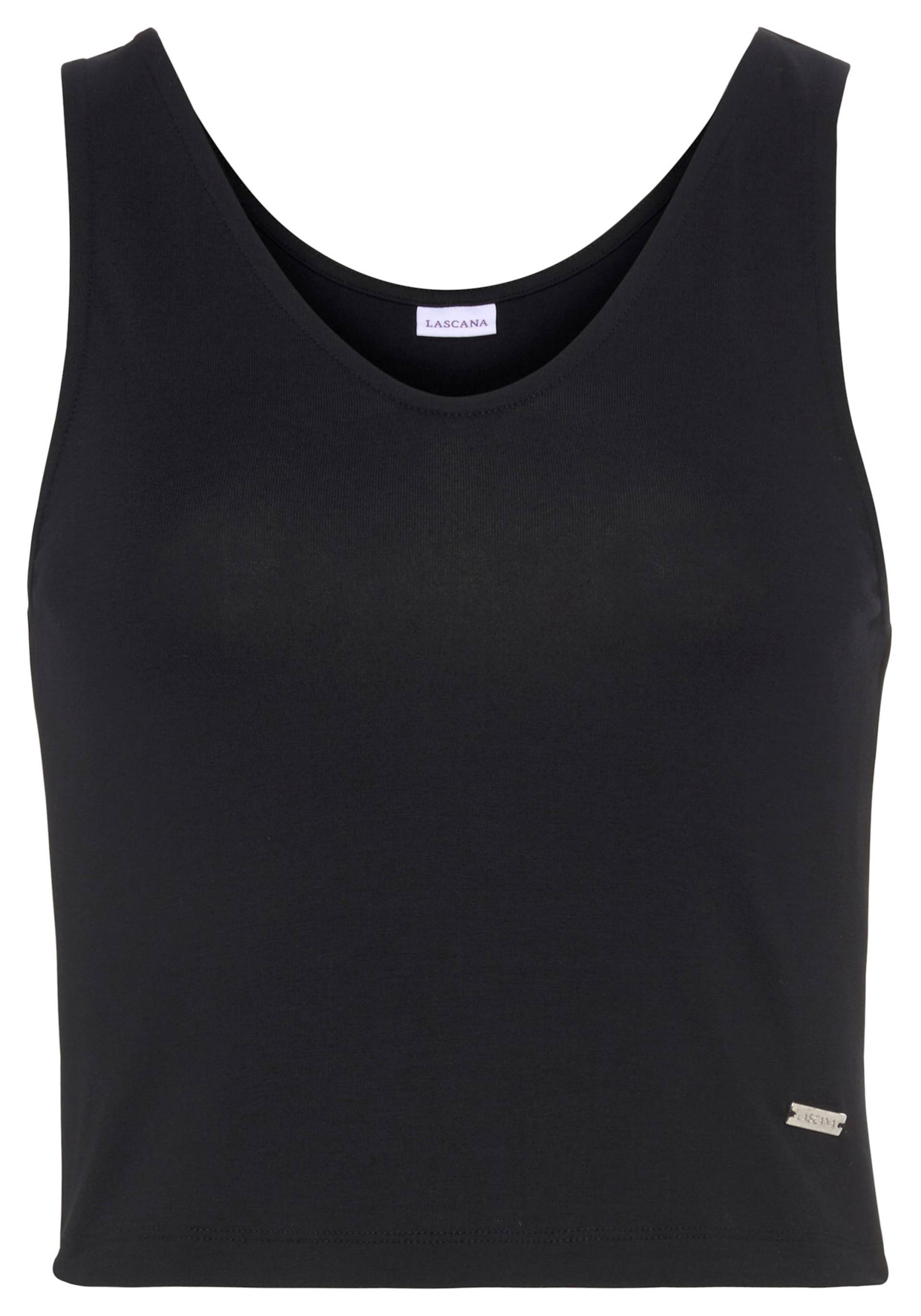 Tanktop in schwarz von LASCANA