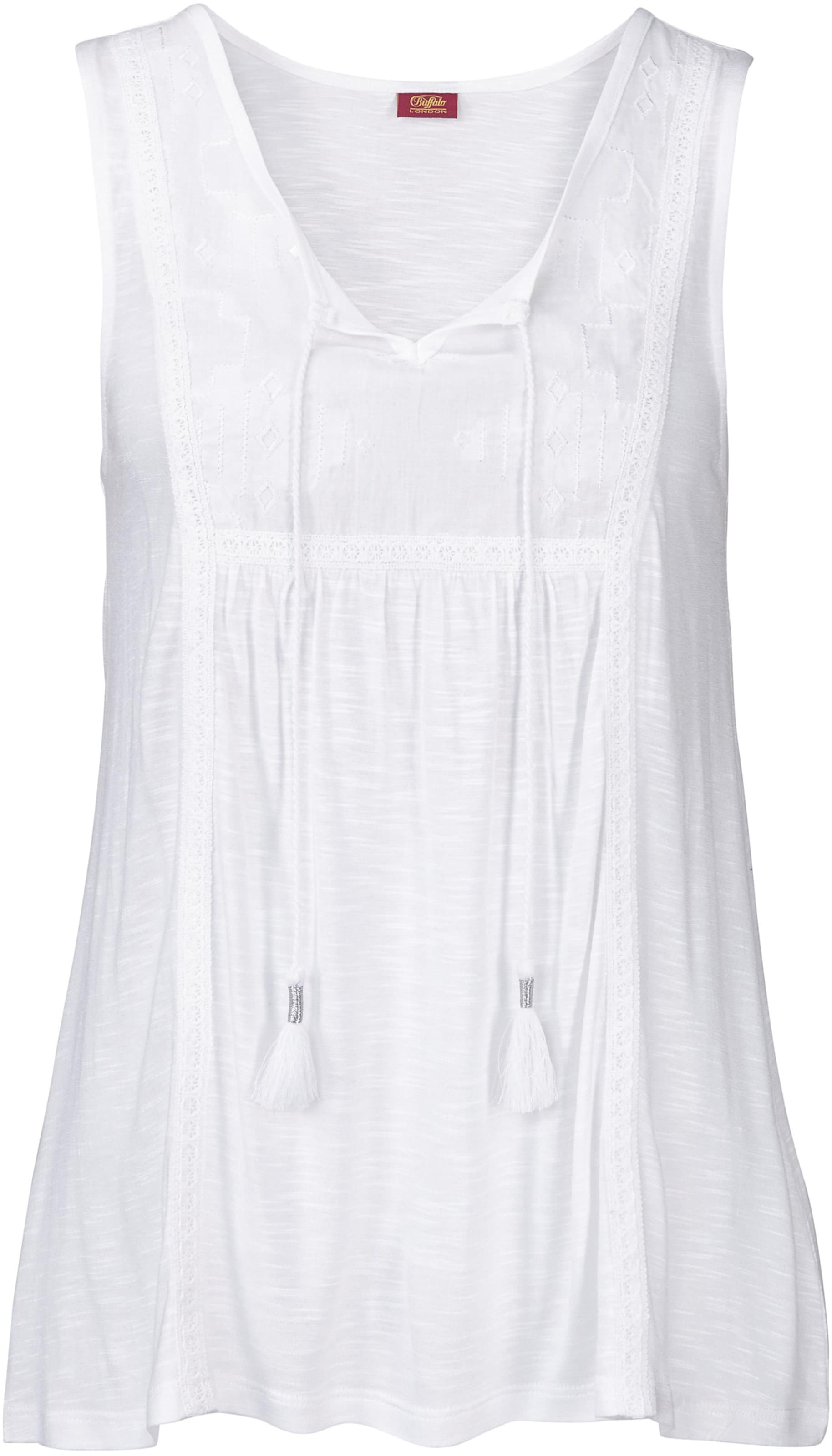 Tanktop in weiss von Buffalo