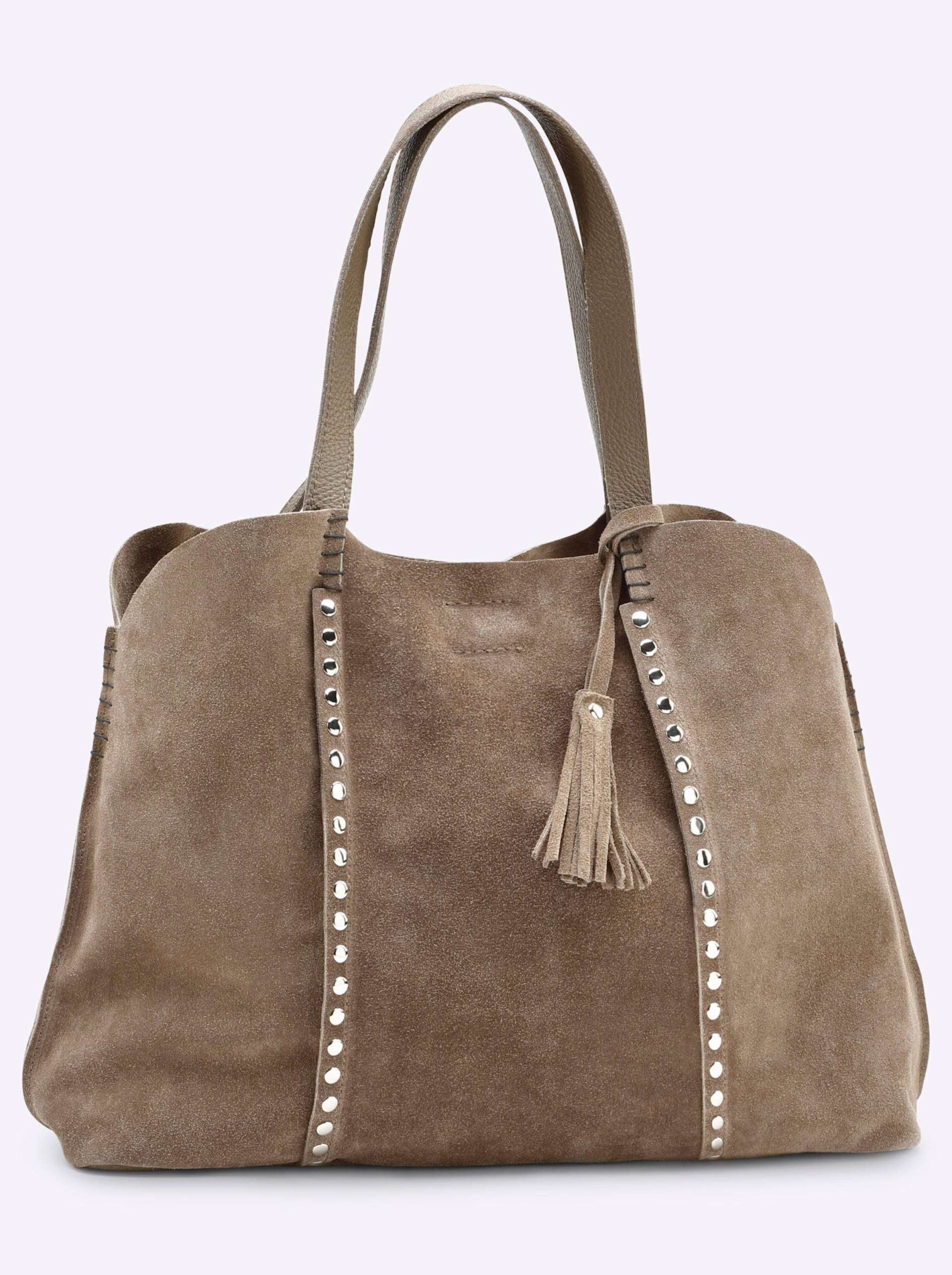 Tasche in taupe von heine