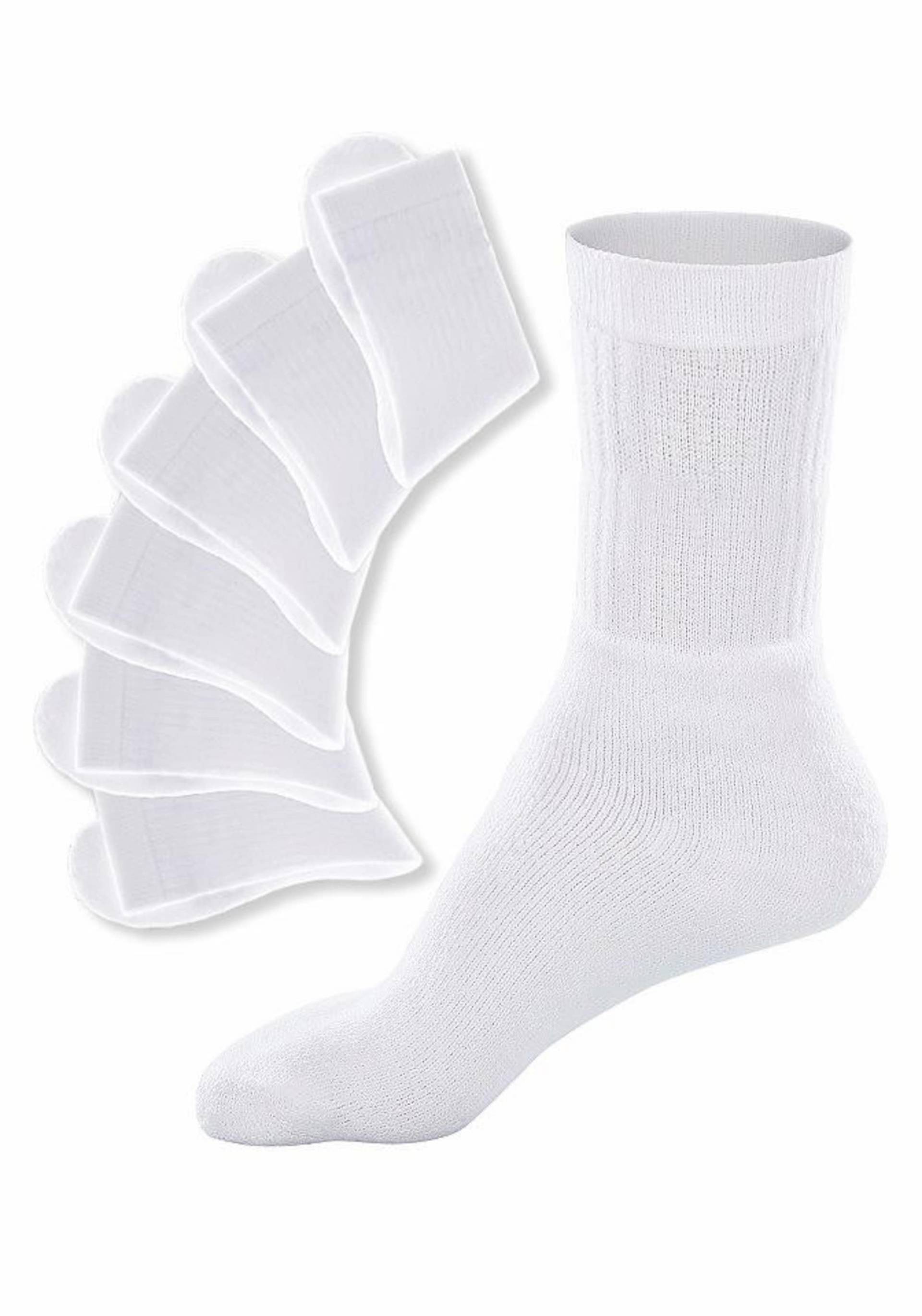 Tennissocken in weiss von Go in