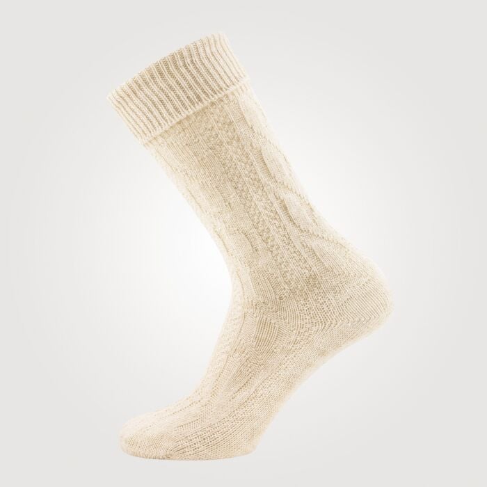 Trachten-Socken, beige, 43-44 von Fuchs