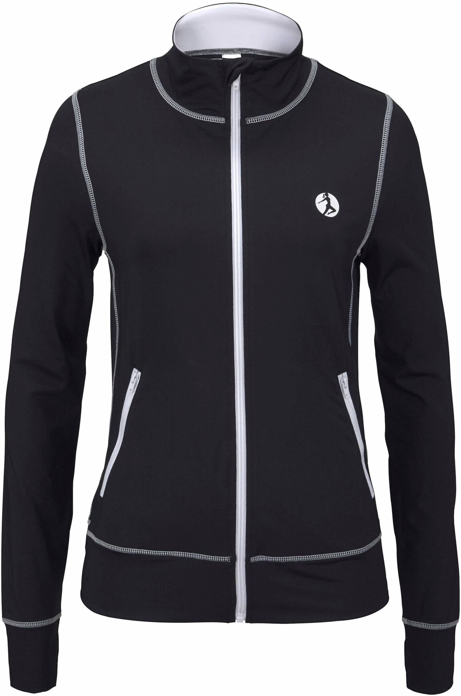 Trainingsjacke in schwarz-weiss von LASCANA ACTIVE