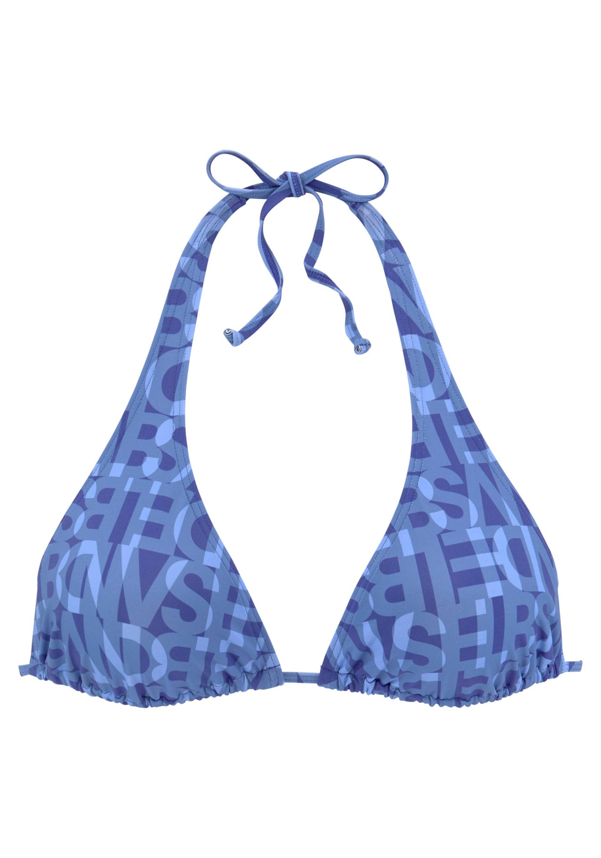 Triangel-Bikini-Top in blau von Elbsand