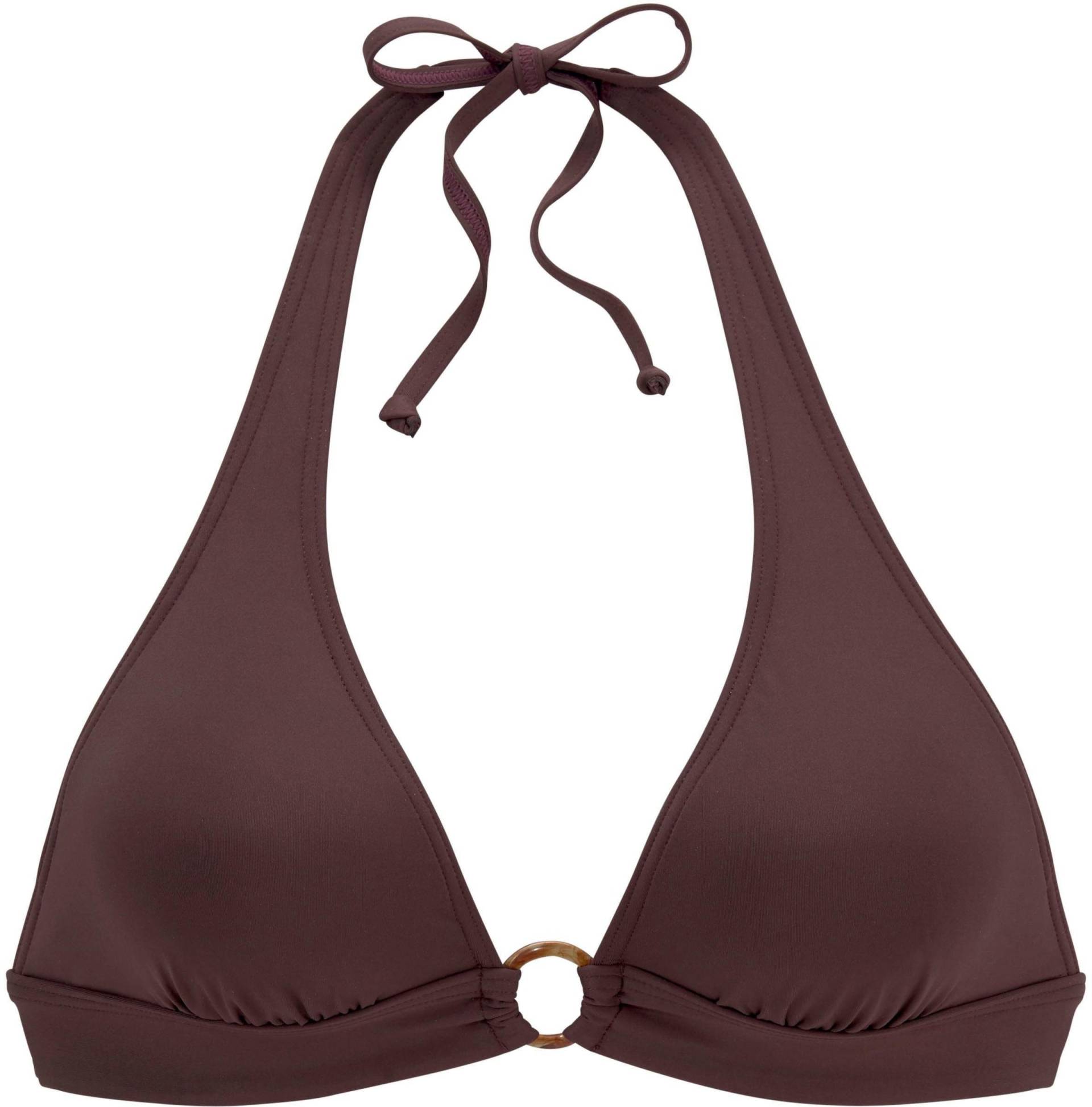 Triangel-Bikini-Top in braun von s.Oliver