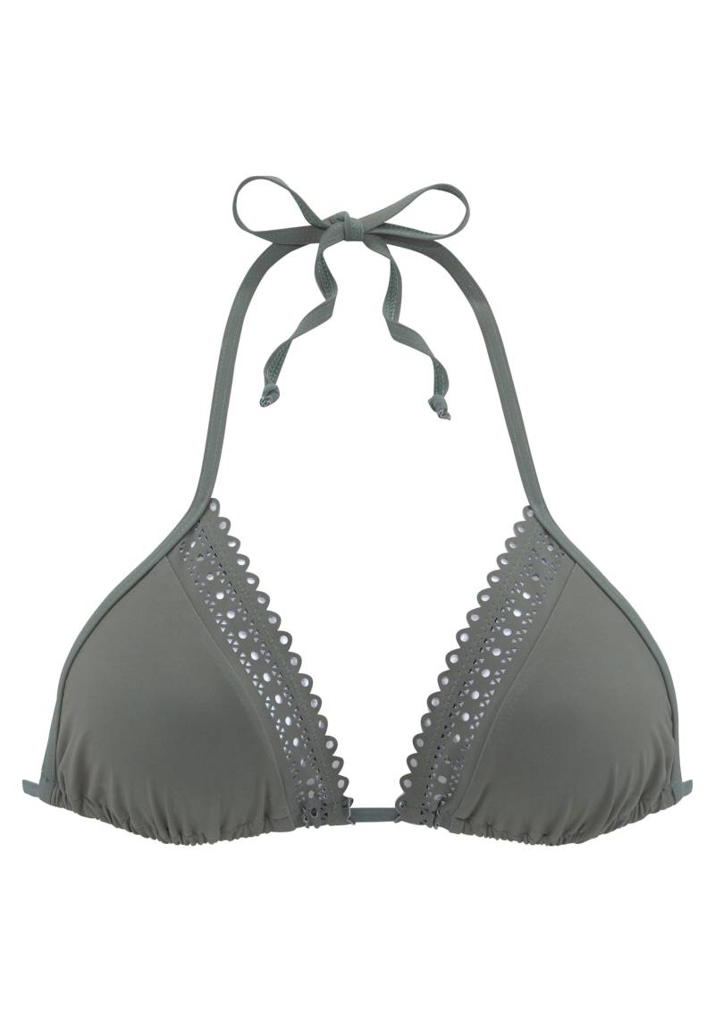 Triangel-Bikini-Top in oliv von s.Oliver
