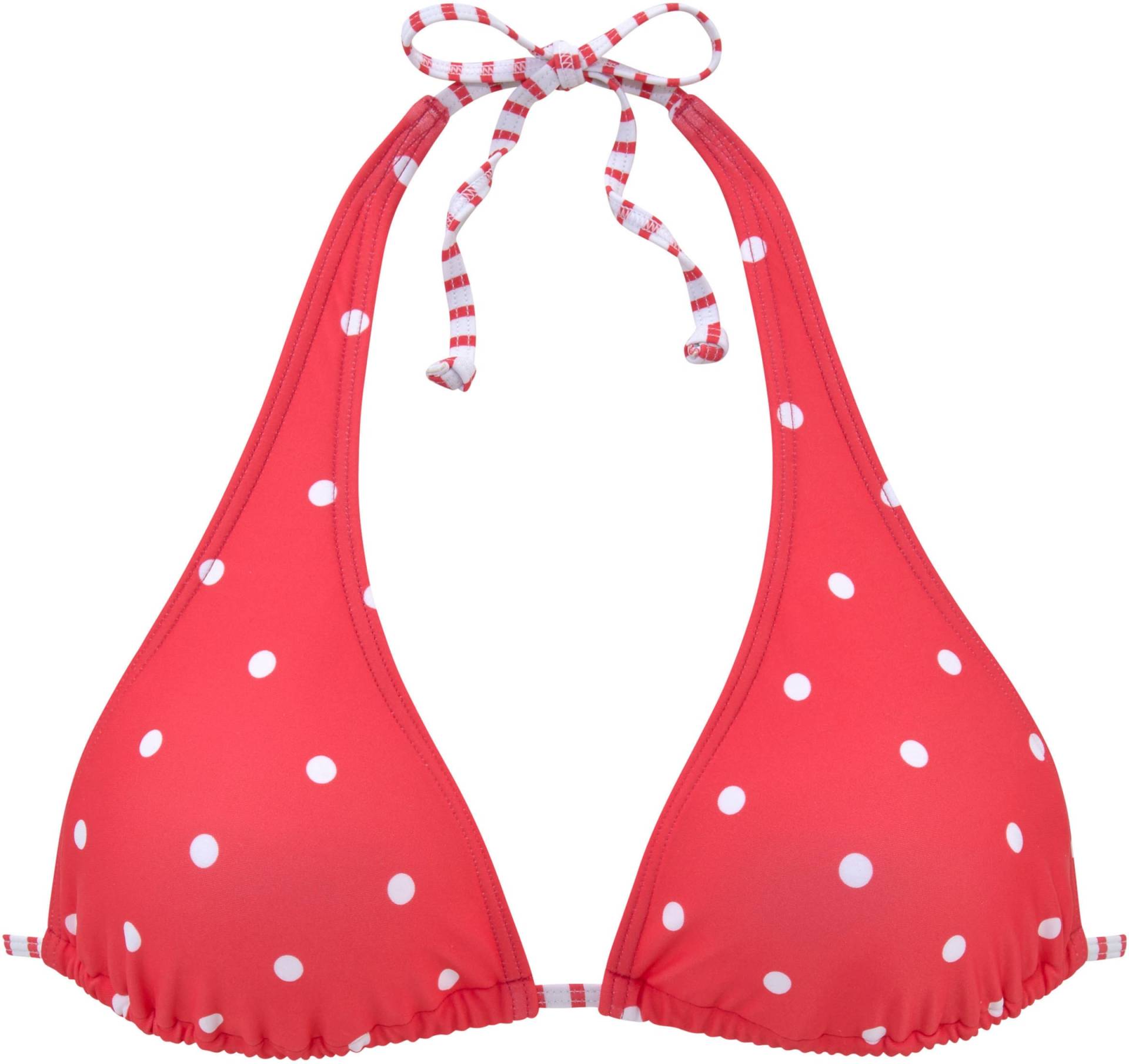 Triangel-Bikini-Top in rot-weiss von s.Oliver