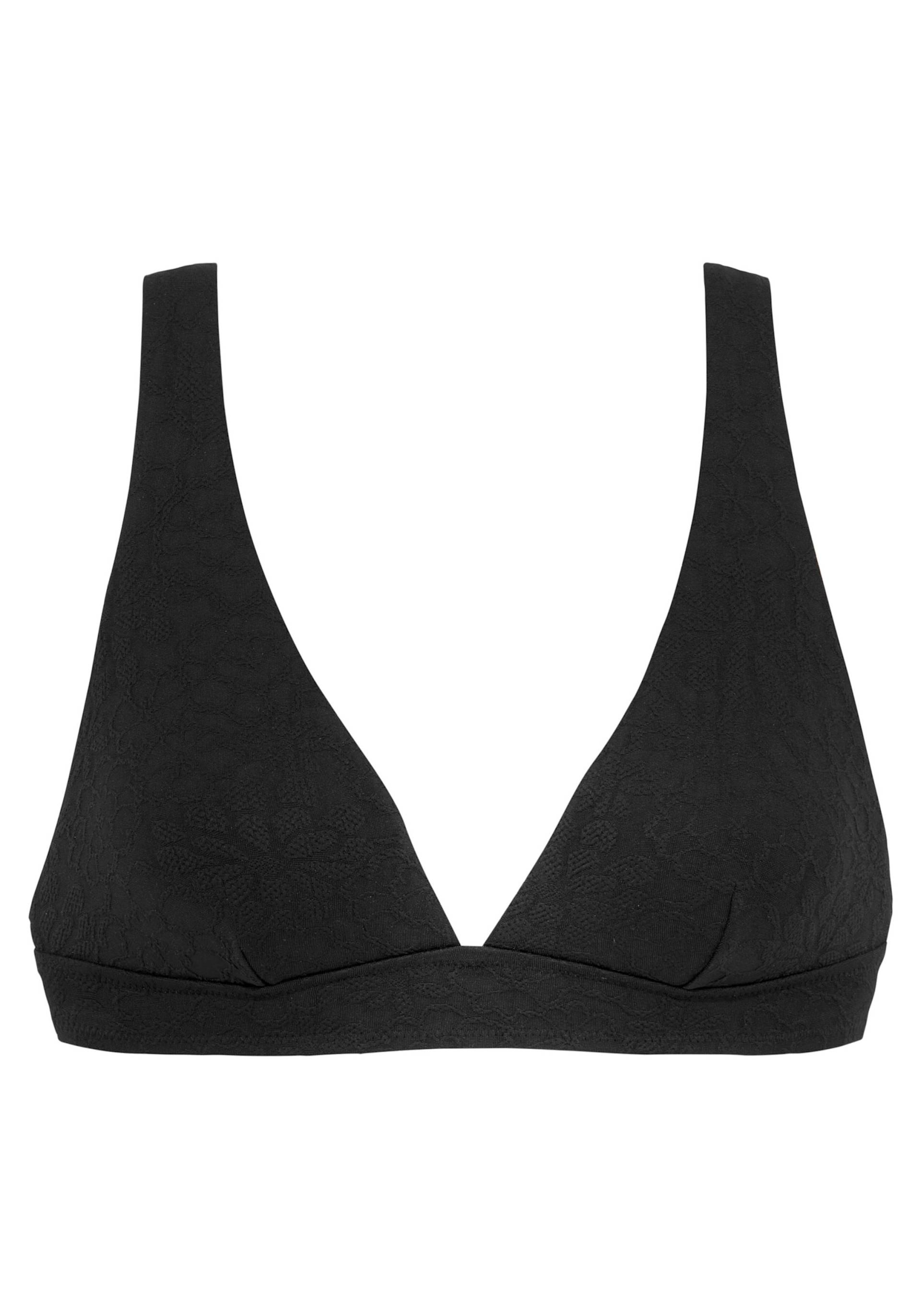 Triangel-Bikini-Top in schwarz von Buffalo