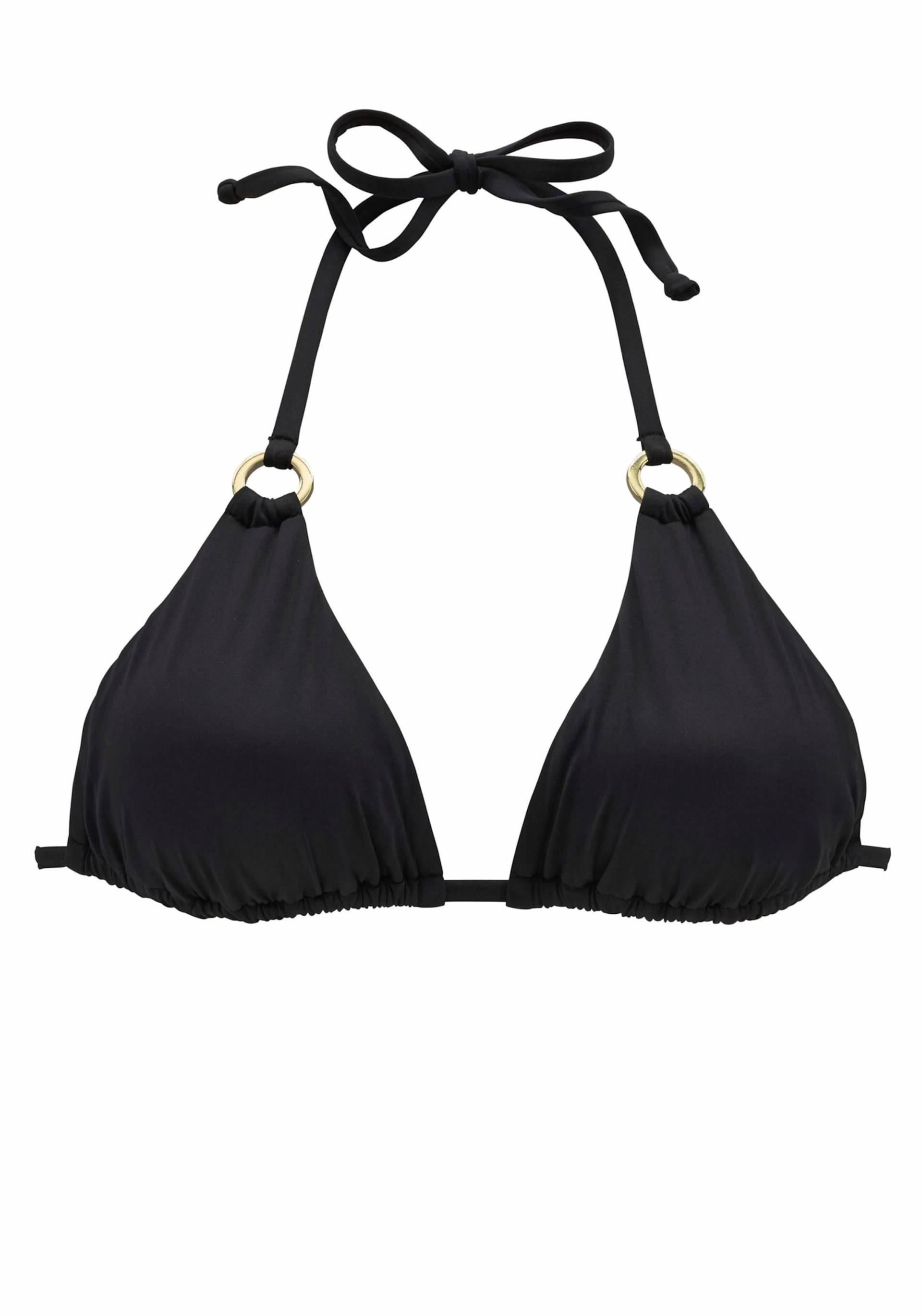 Triangel-Bikini-Top in schwarz von LASCANA