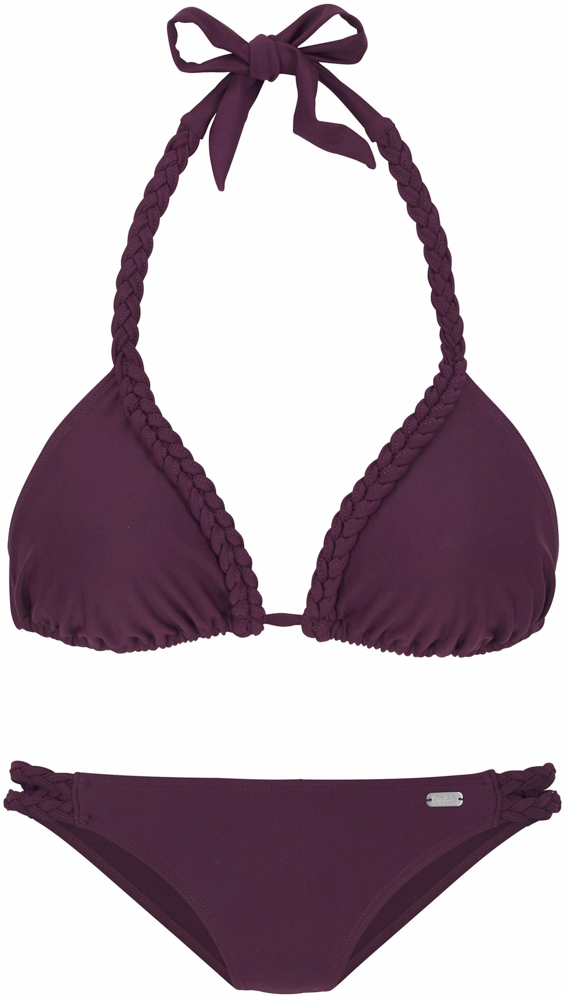 Triangel-Bikini in bordeaux von Buffalo