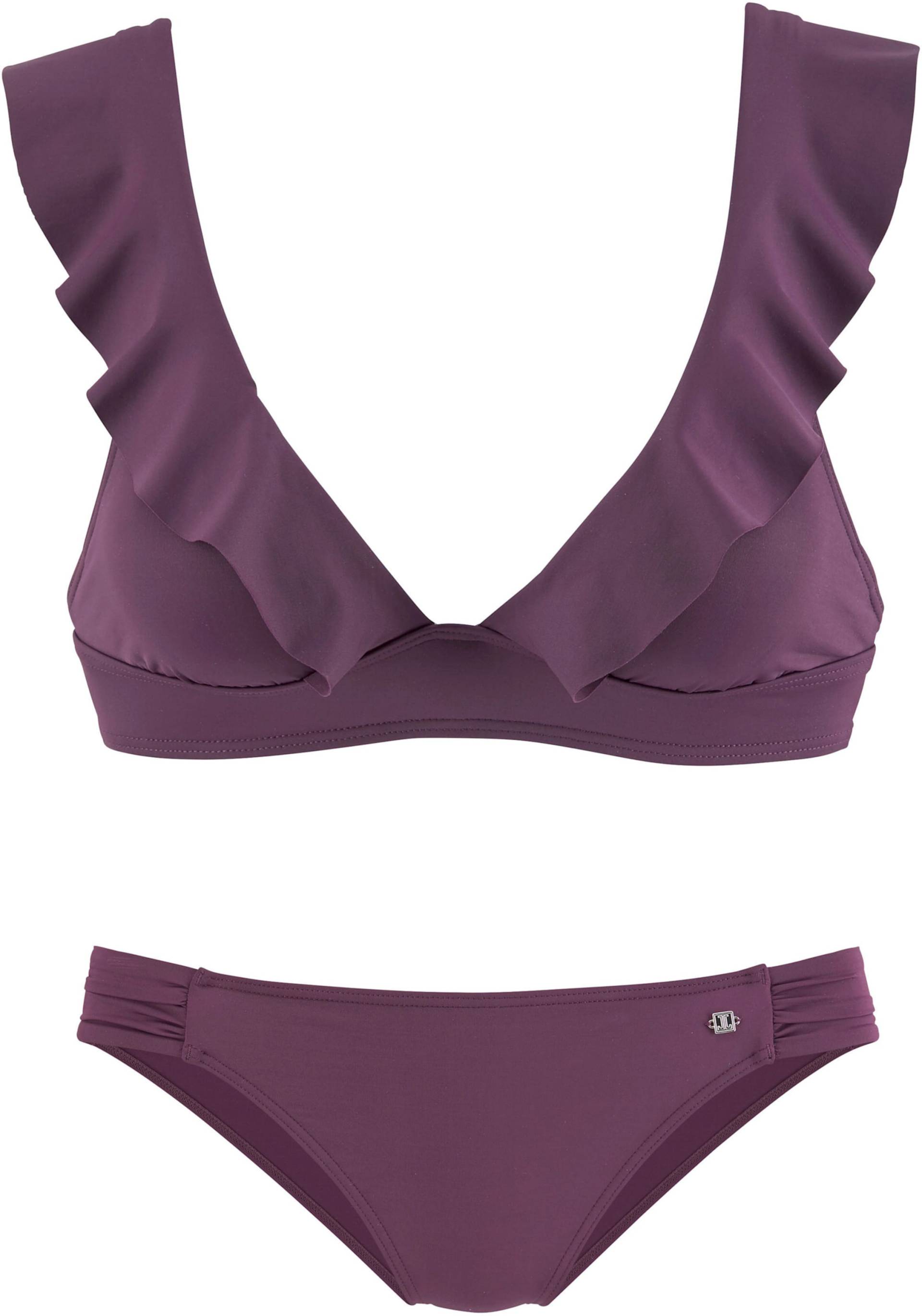 Triangel-Bikini in bordeaux von JETTE