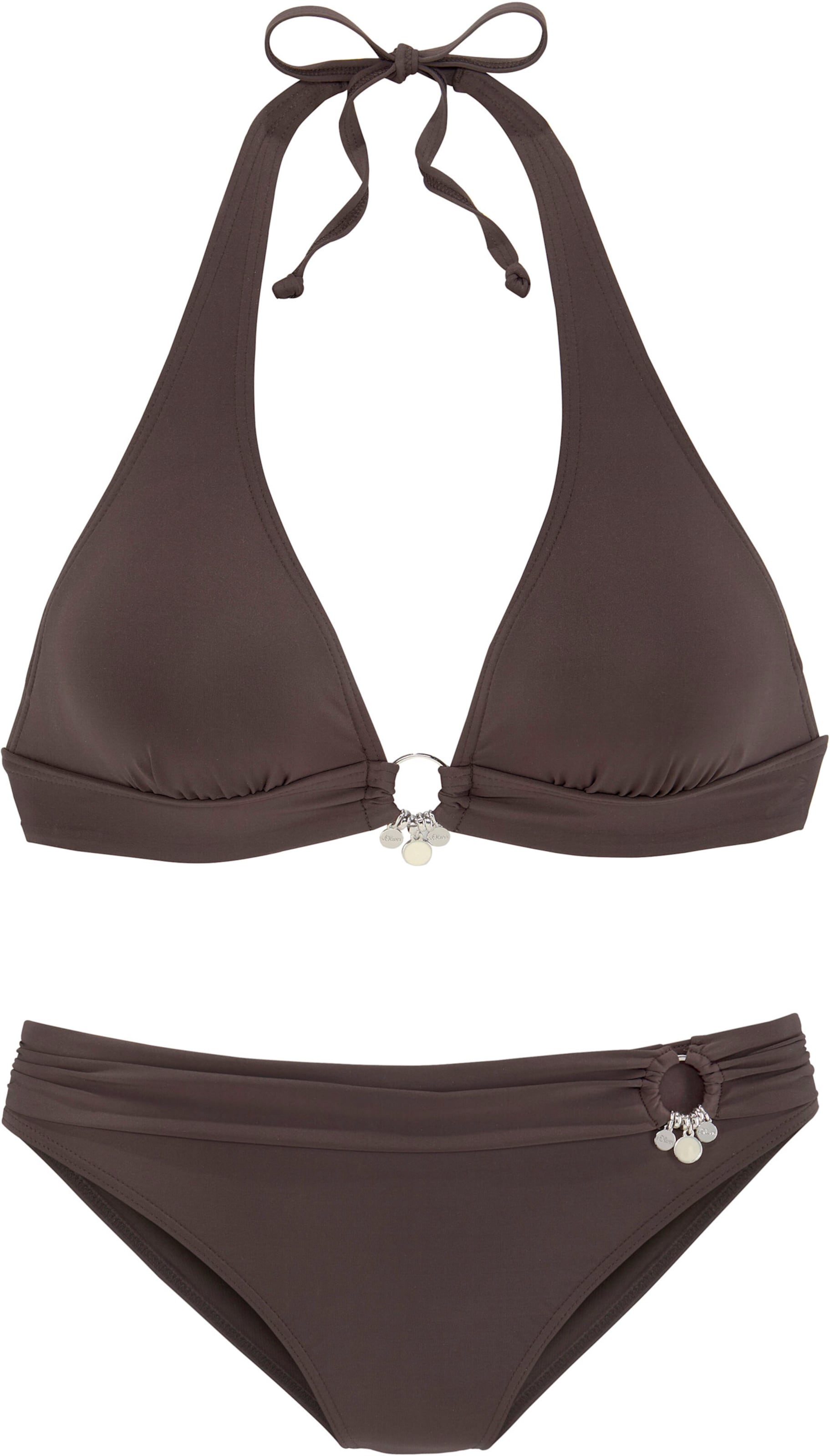 Triangel-Bikini in braun von s.Oliver