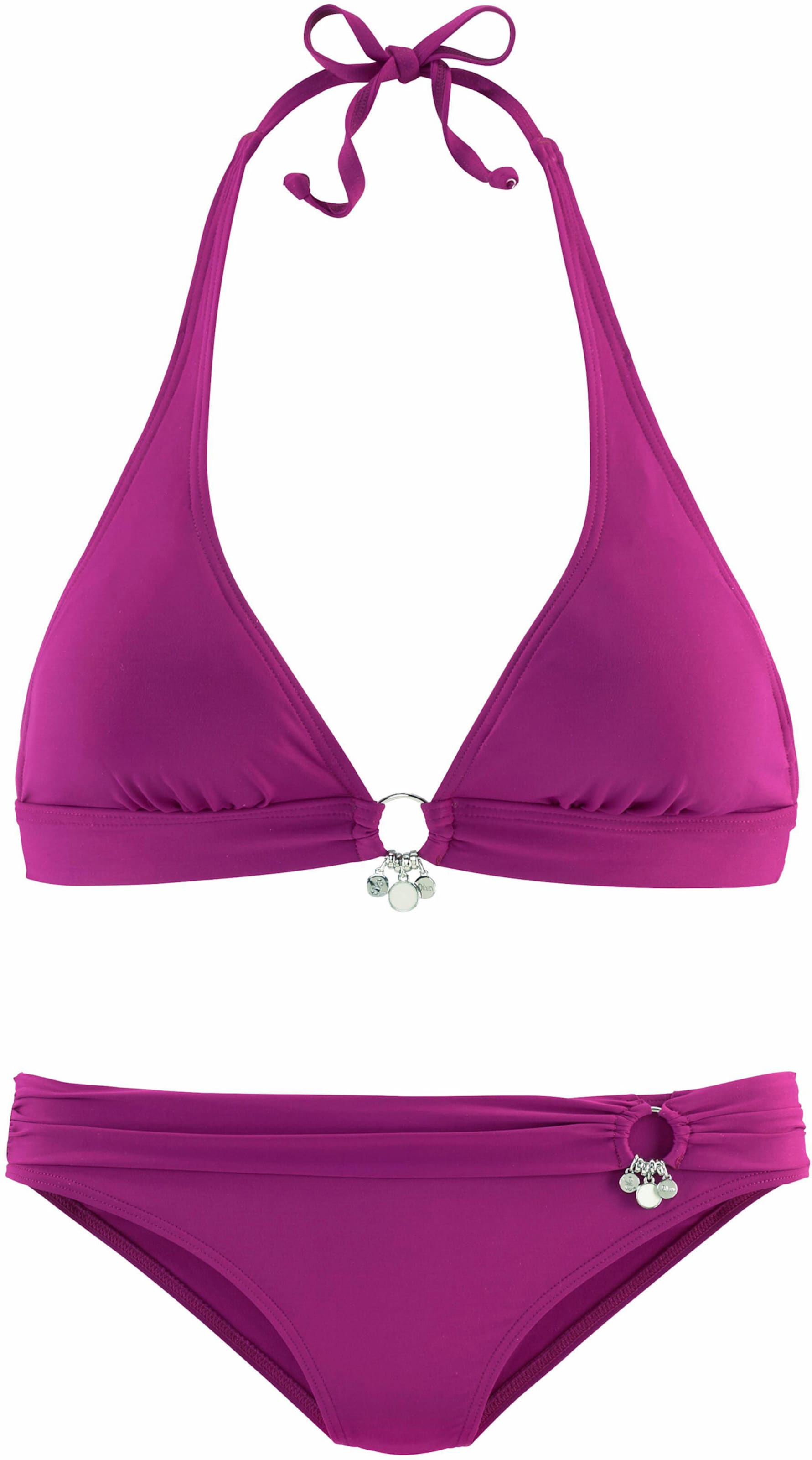 Triangel-Bikini in fuchsia von s.Oliver