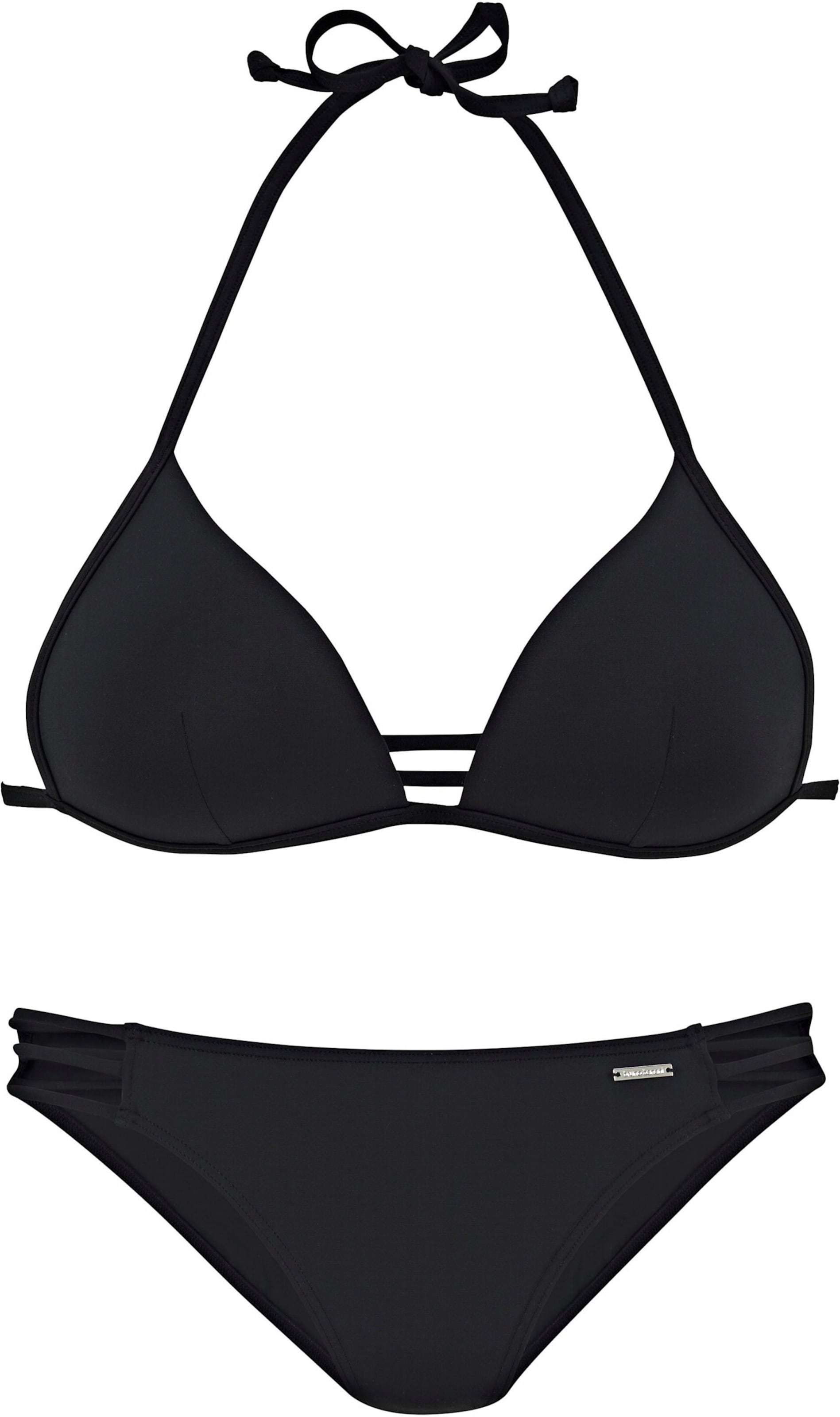 Triangel-Bikini in schwarz von Bruno Banani