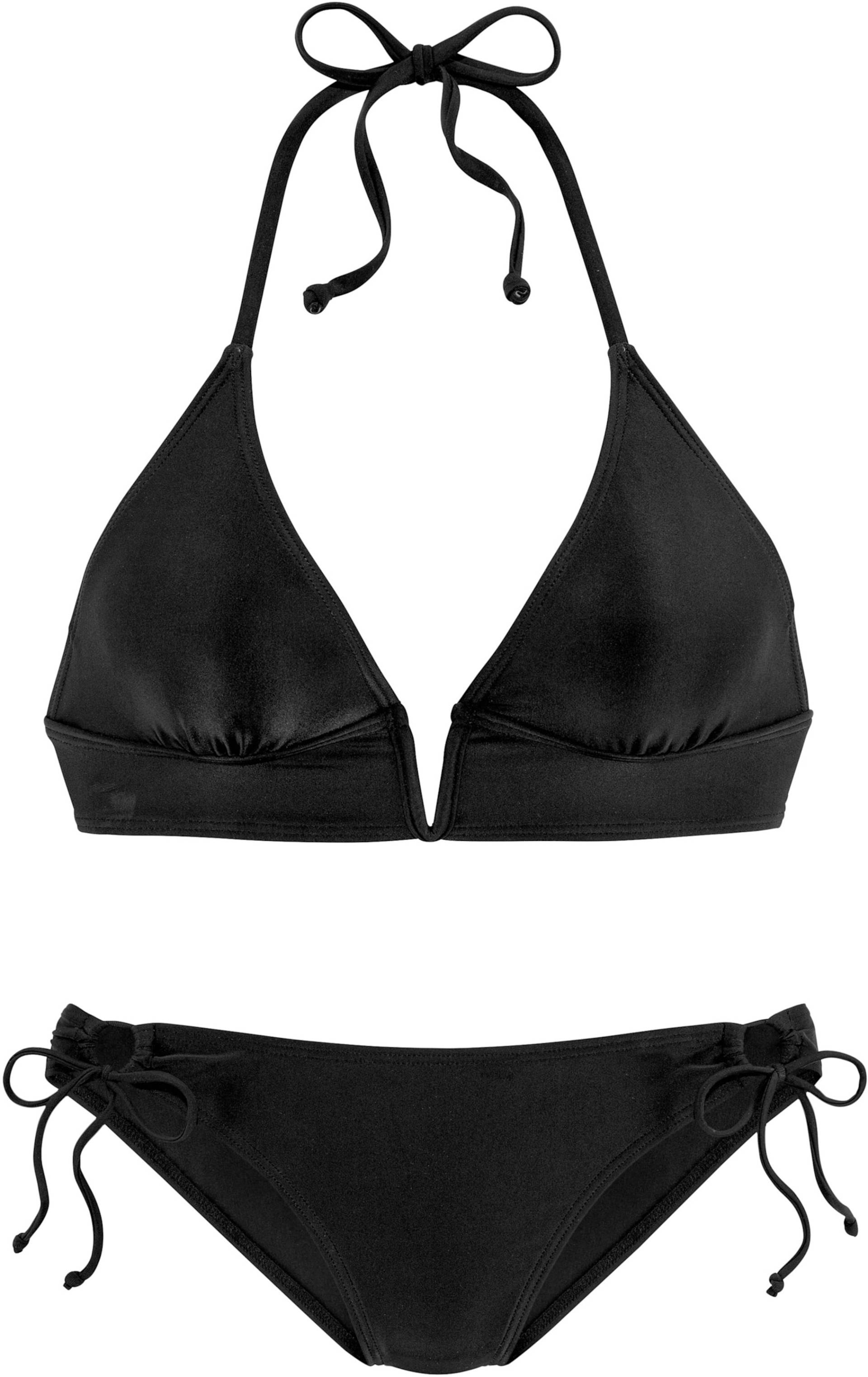 Triangel-Bikini in schwarz von Vivance