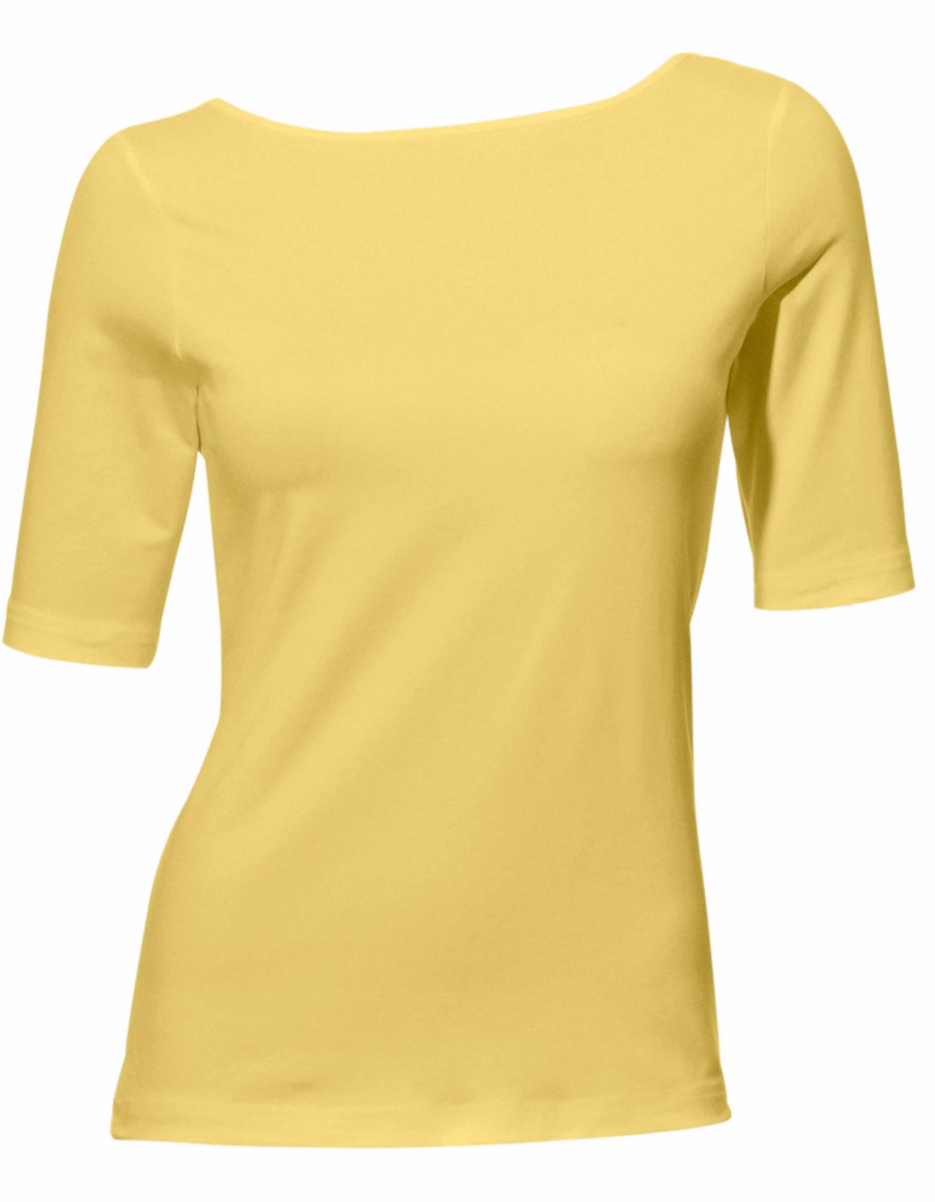 U-Boot-Shirt in gelb von heine
