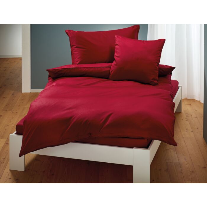 Uni Satin Bettwäsche mit Biese – Kissenbezug – 40x40 cm Uni Satin Bettwäsche mit Biese – Kissenbezug – 40x40 cm von Living Home