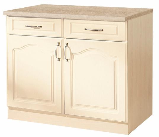 wiho Küchen Unterschrank »Linz«, 100 cm breit, in Landhaus-Optik von wiho Küchen