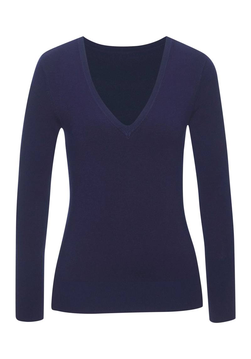 V-Ausschnitt-Pullover