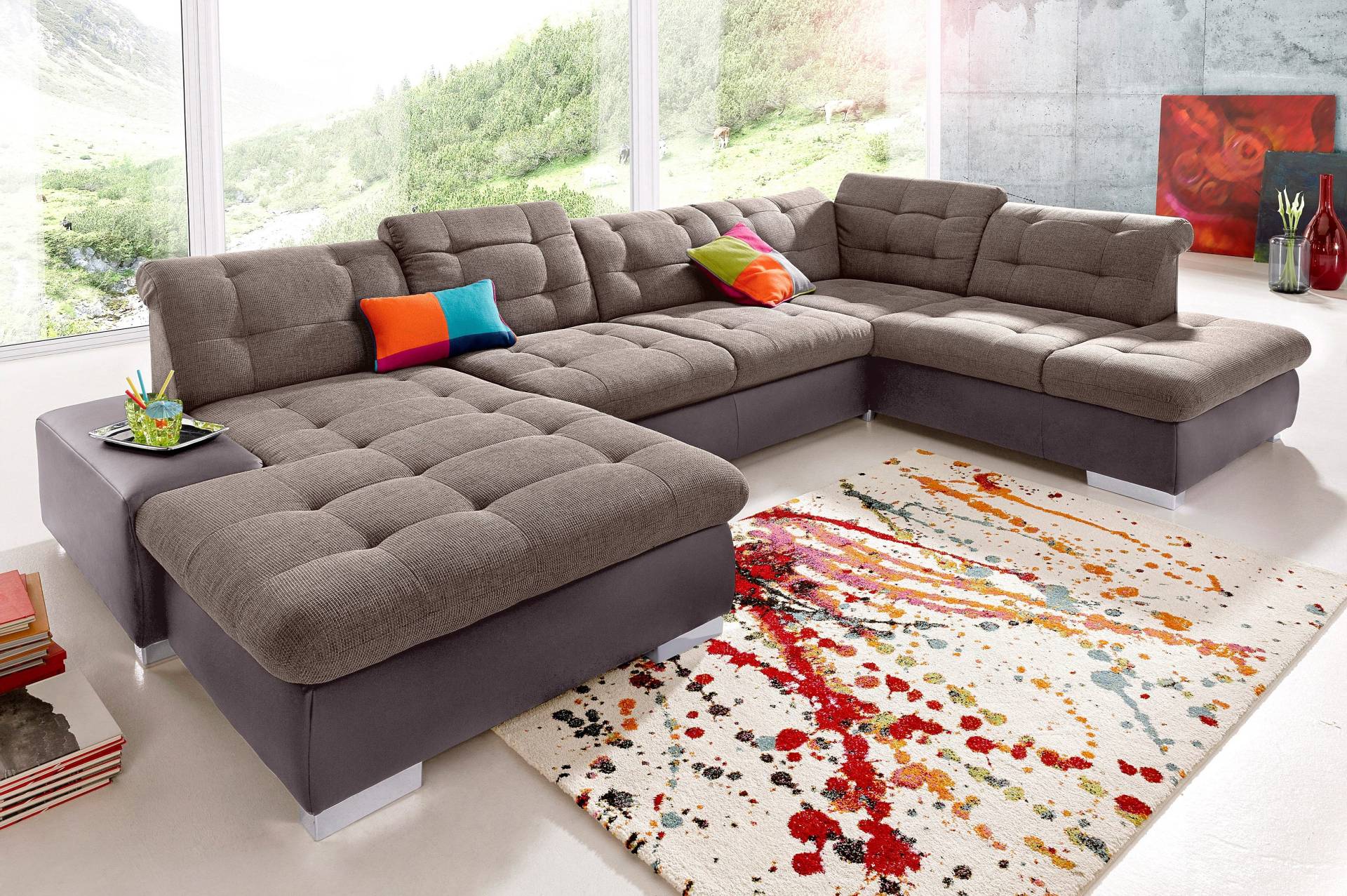 sit&more Wohnlandschaft »Palomino U-Form«, wahlweise in XL oder XXL sit&more Wohnlandschaft »Palomino U-Form«, wahlweise in XL oder XXL von sit&more