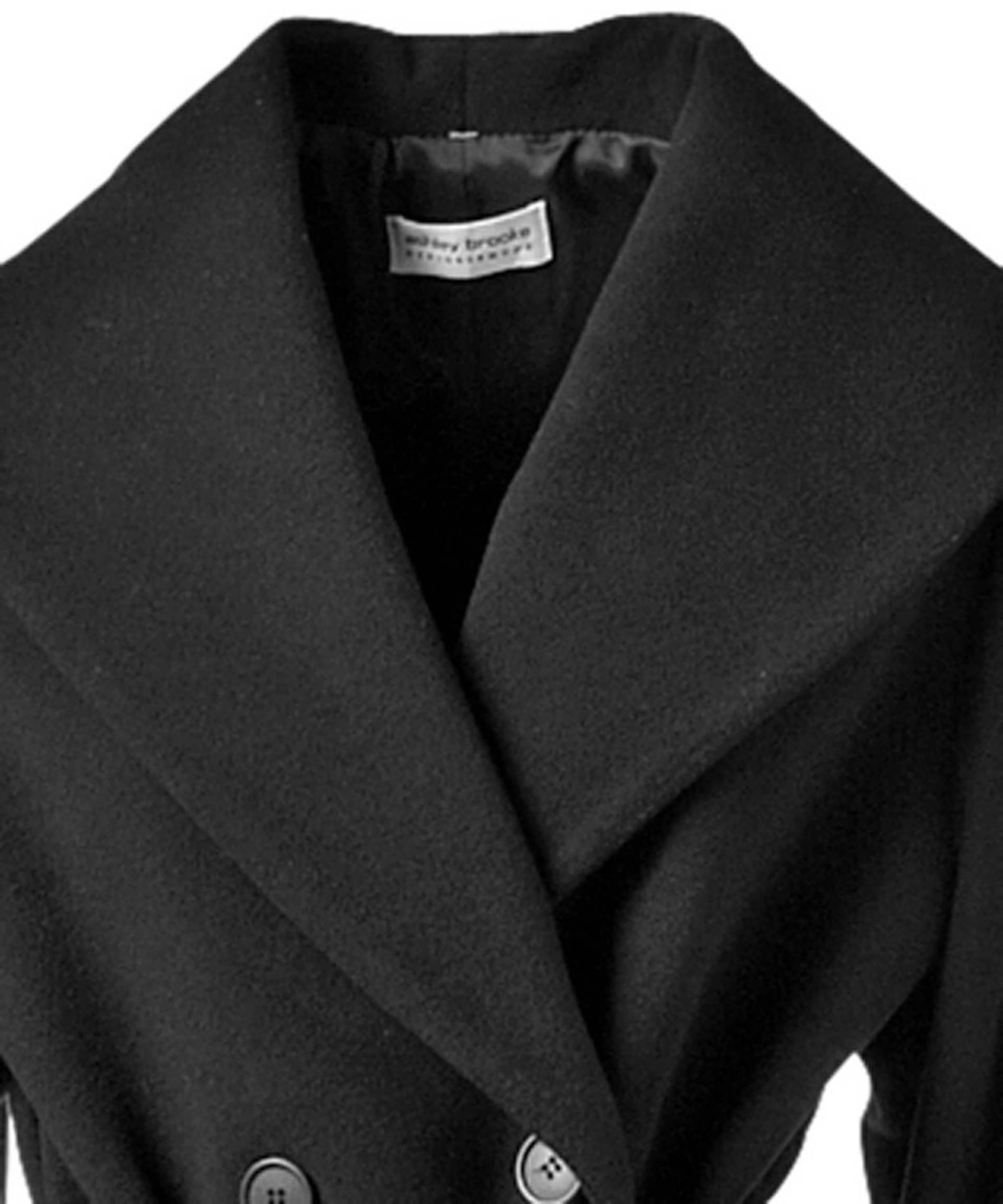 Woll-Jacke in schwarz von heine
