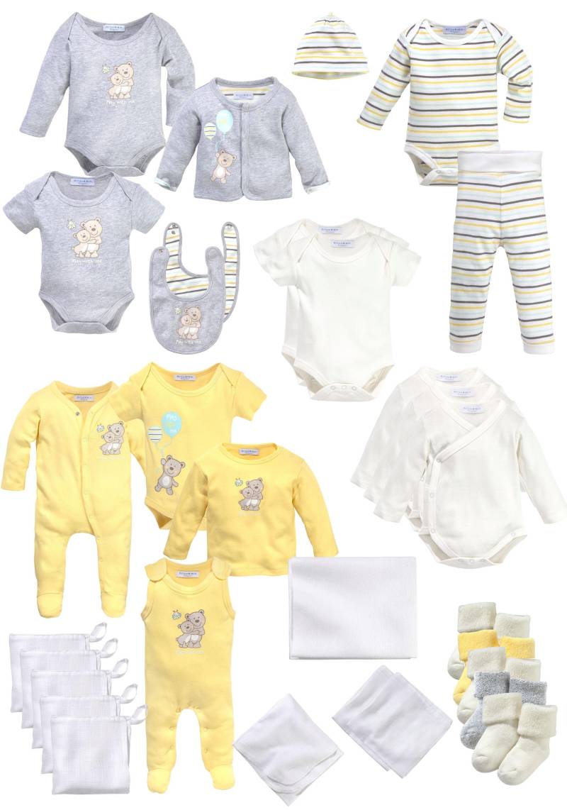 Klitzeklein Erstausstattungspaket »30tlg. Baby-Set für den Start«, aus Bio-Baumwolle von klitzeklein